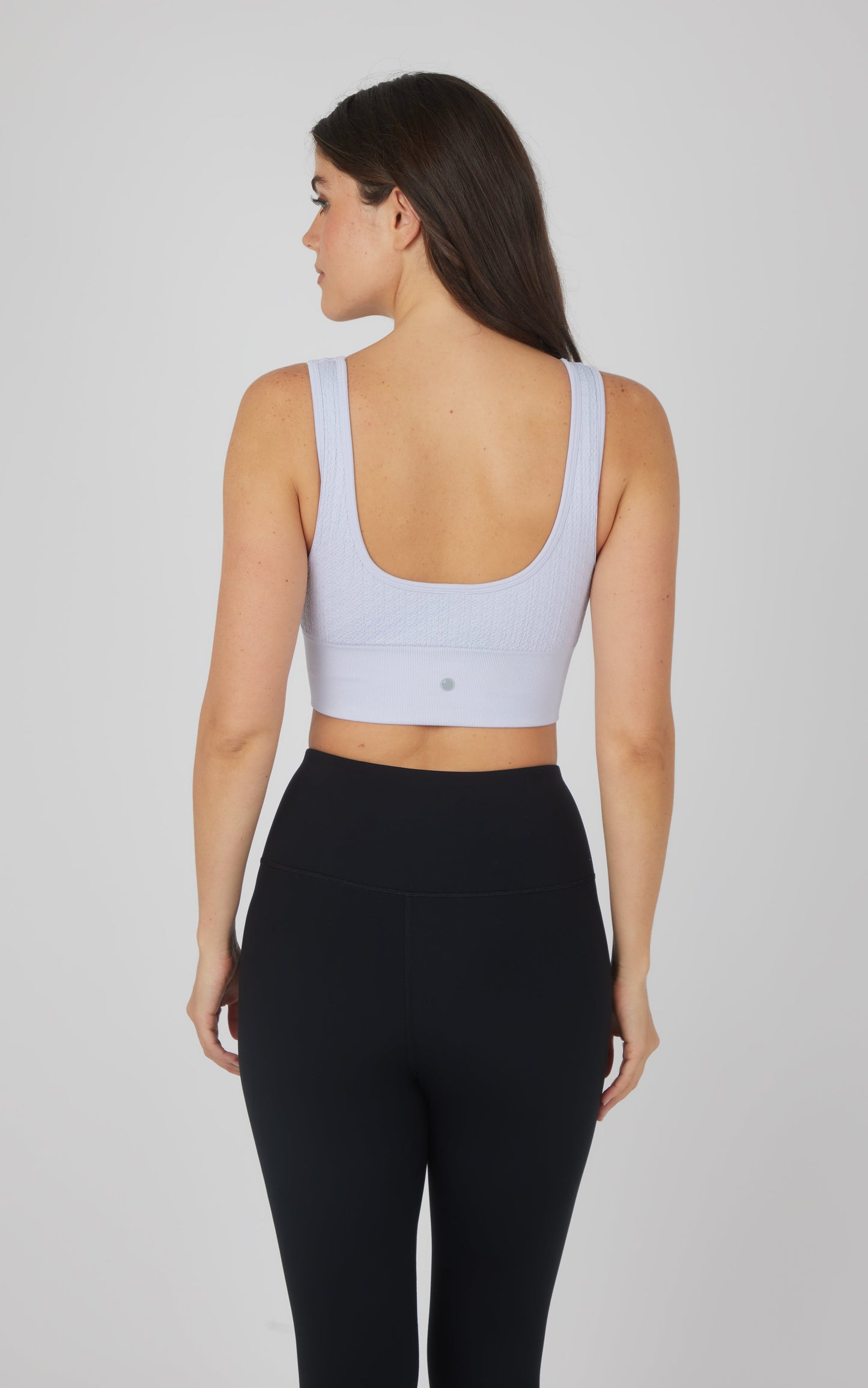 2 PK Textured Seamless Scooped Neck Bra