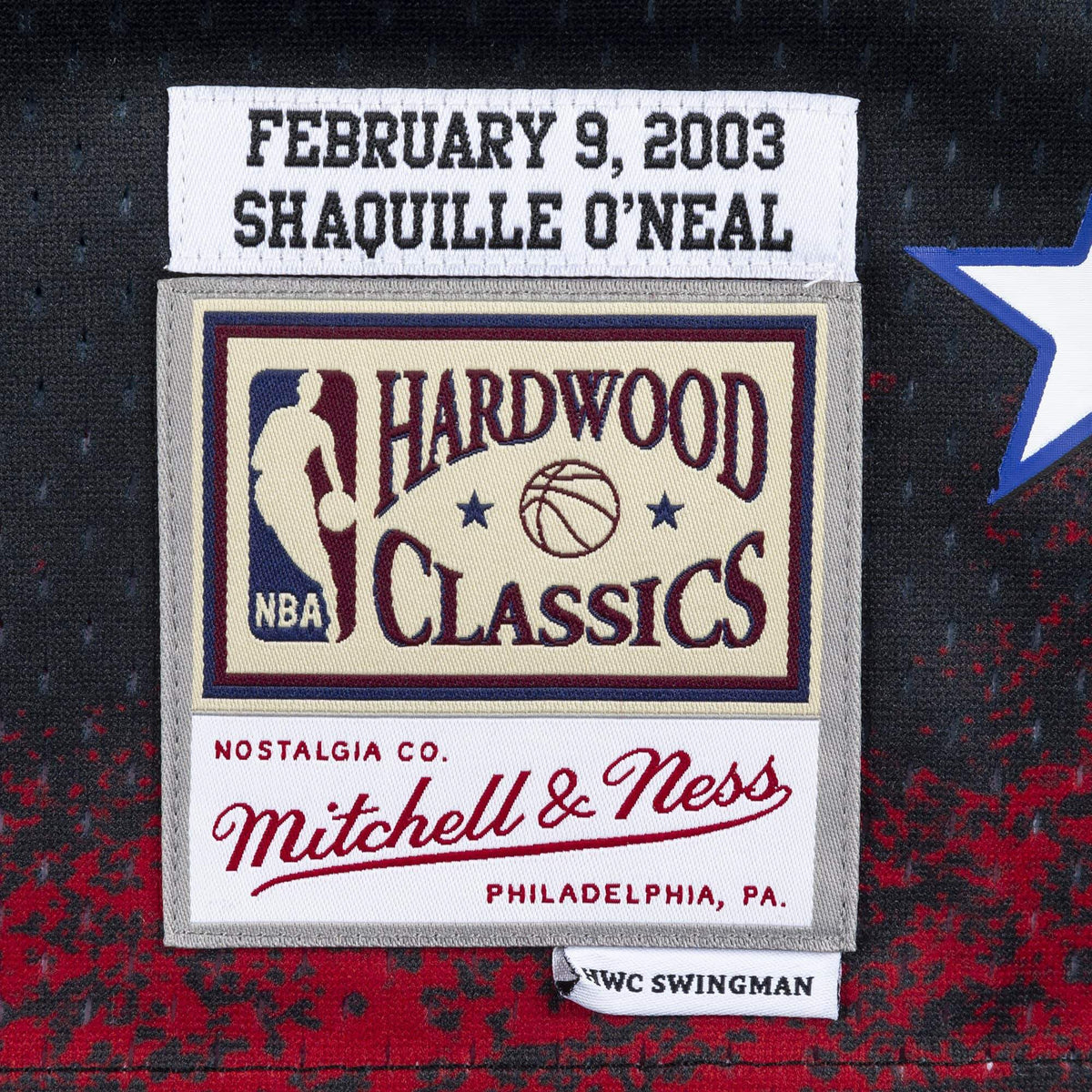 Mitchell & Ness Men's NBA Sublimated Swingman Jersey Allstar West 03 Oneal