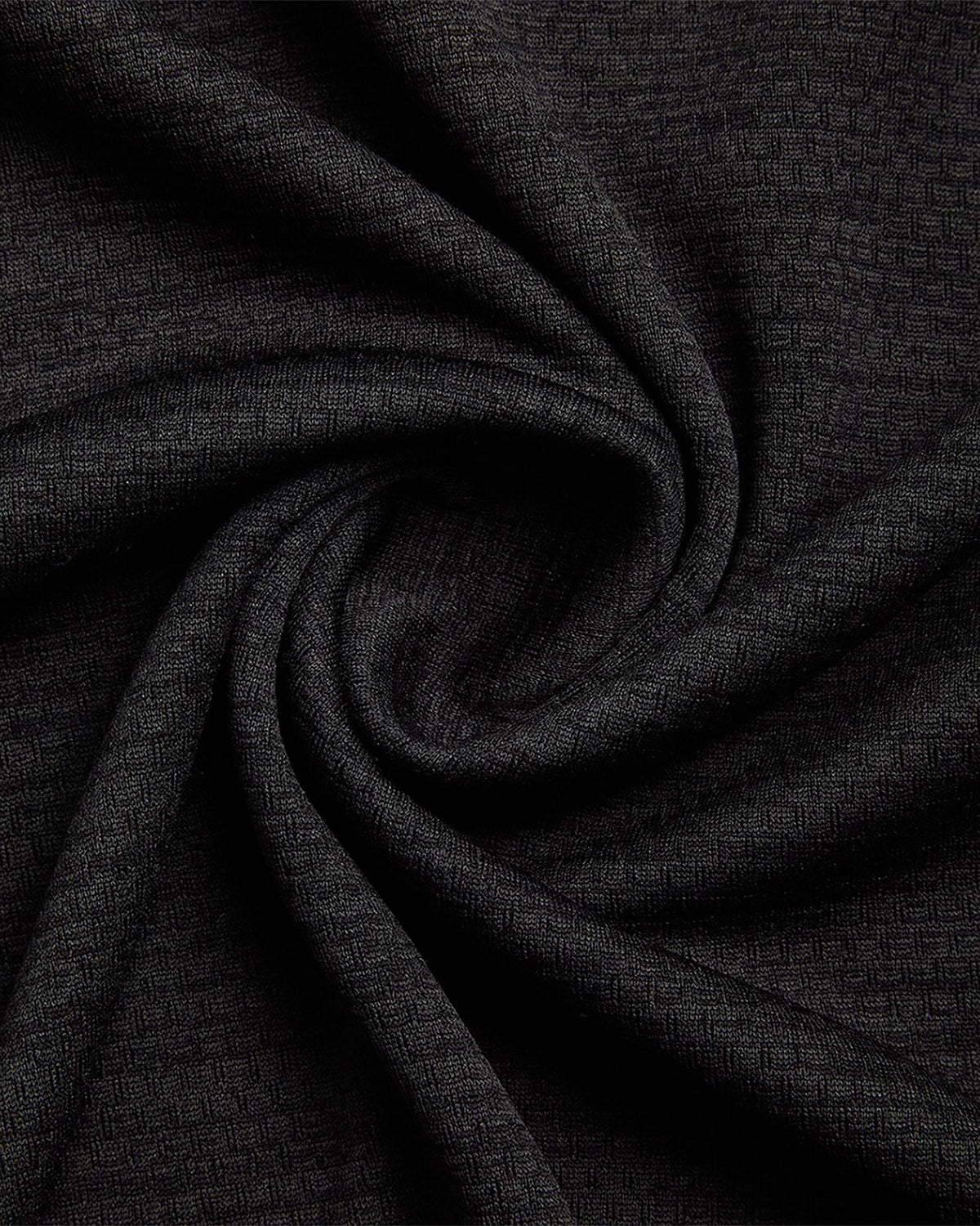 Men's Knit Half Zip - Black
