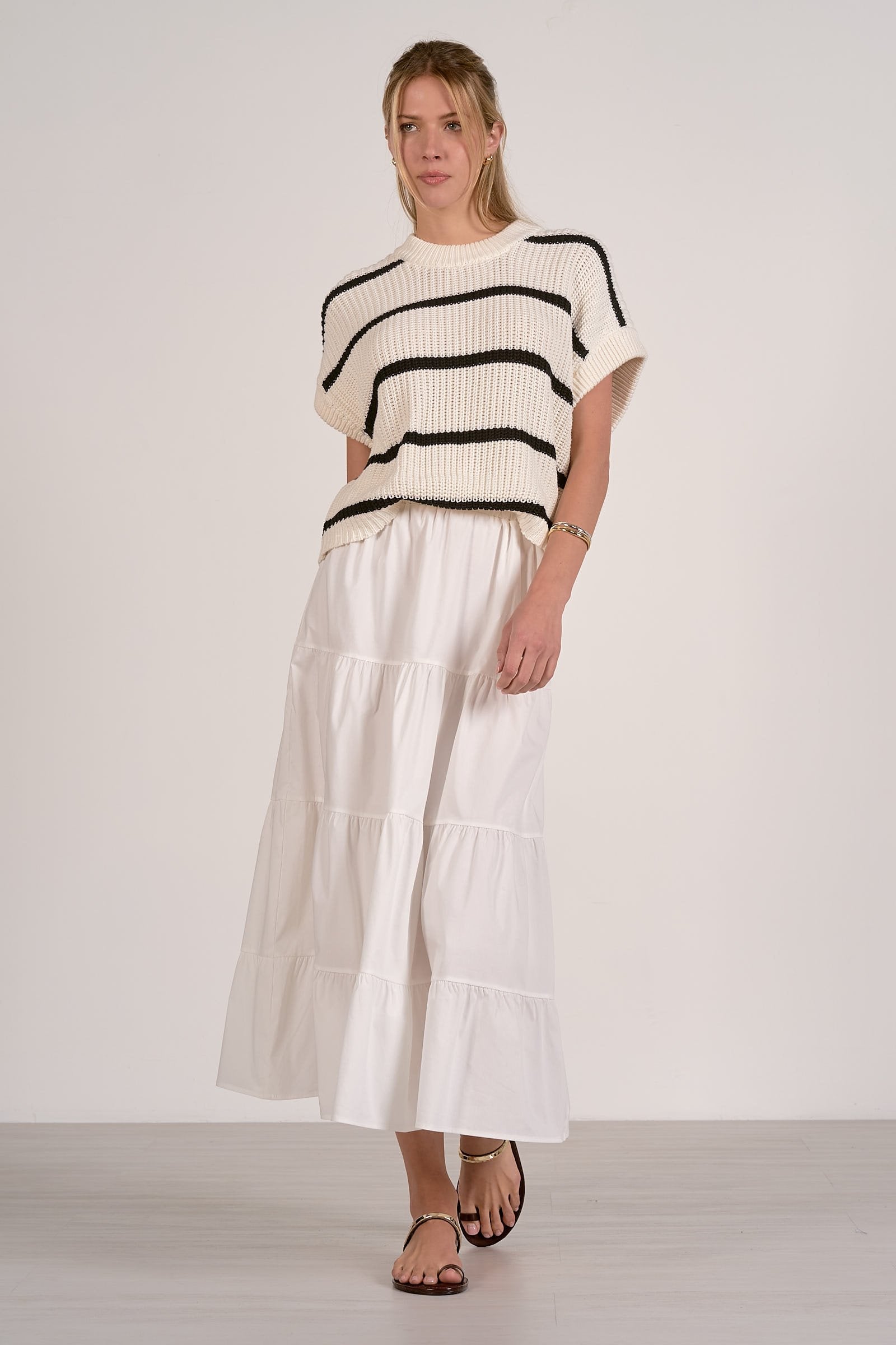 off white formal dress Ginny Long Dress