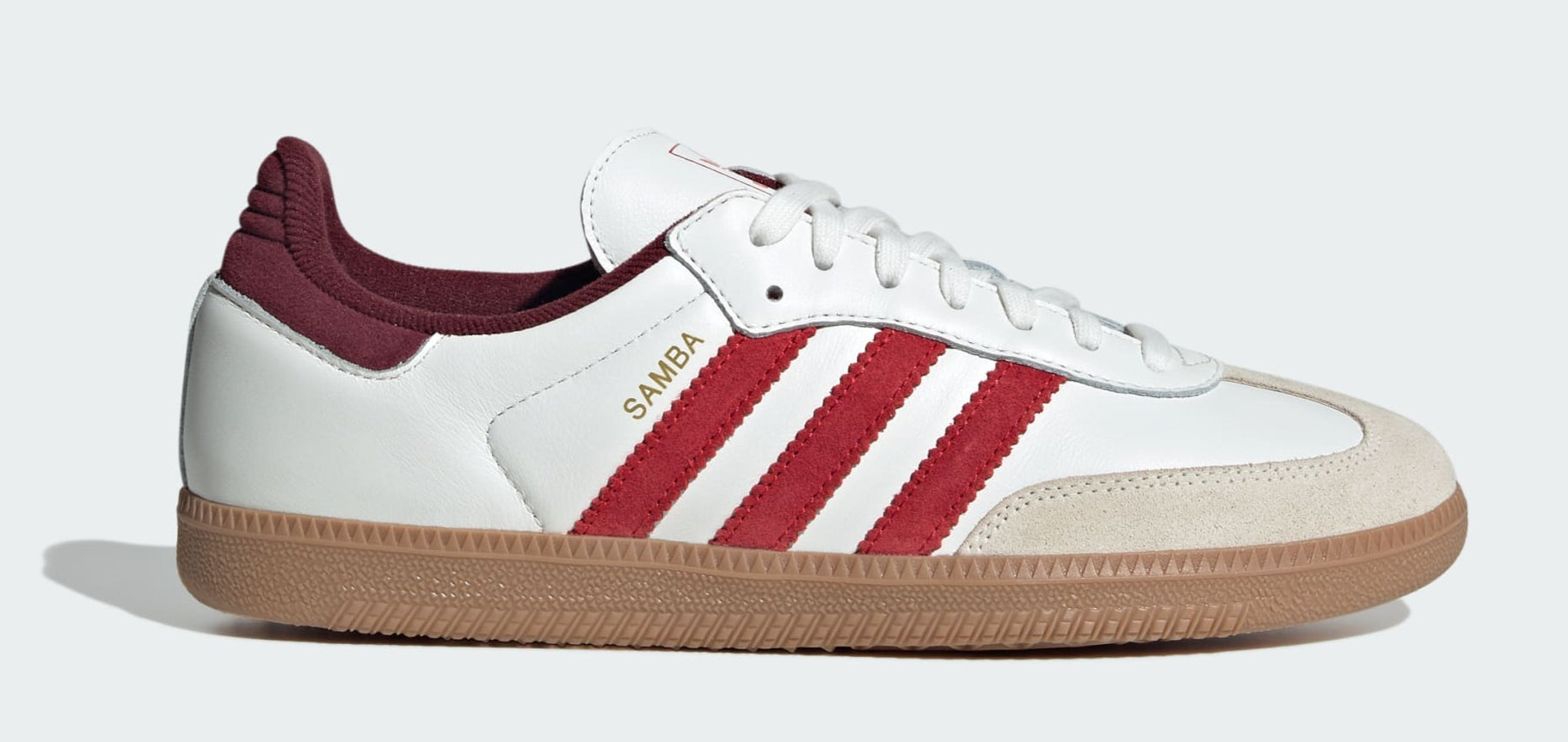 ⭐︎美品⭐︎adidas Samba 白/赤 ゴルフシューズ 口コミ・評価｜サンバ ゴルフ シューズ（【男性】シューズ）｜adidas