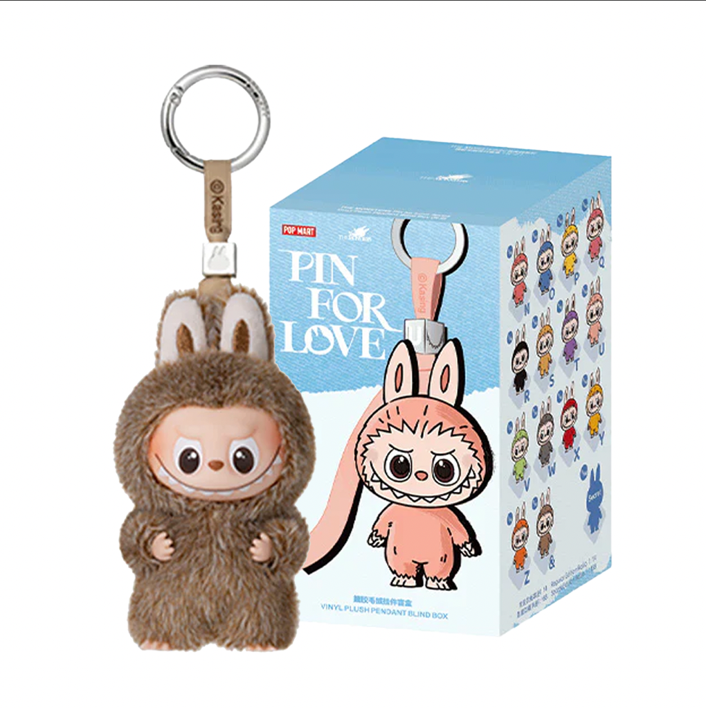 LABUBU V4 PIN FOR LOVE SERIES VINYL PLUSH PENDANT | (N–Z) SINGLE