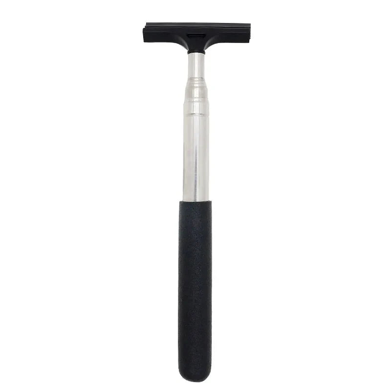 Car Rearview Mirror Wiper Cleaning Tool Auto Glass Mist Cleaner Scraper Car Accessories Handle Telescopic Window Cleaning Brush