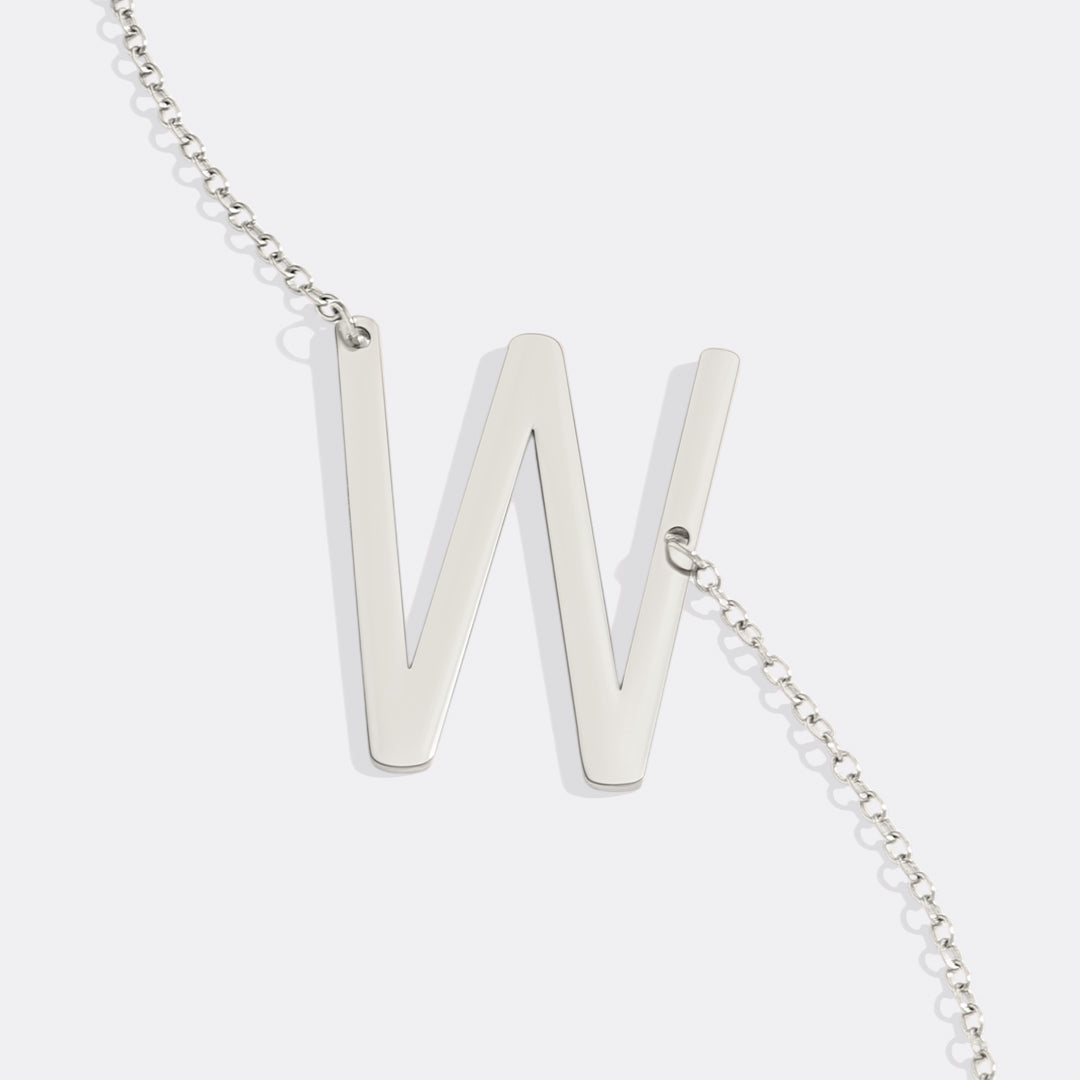 Mint & Lily Statement Initial Necklace