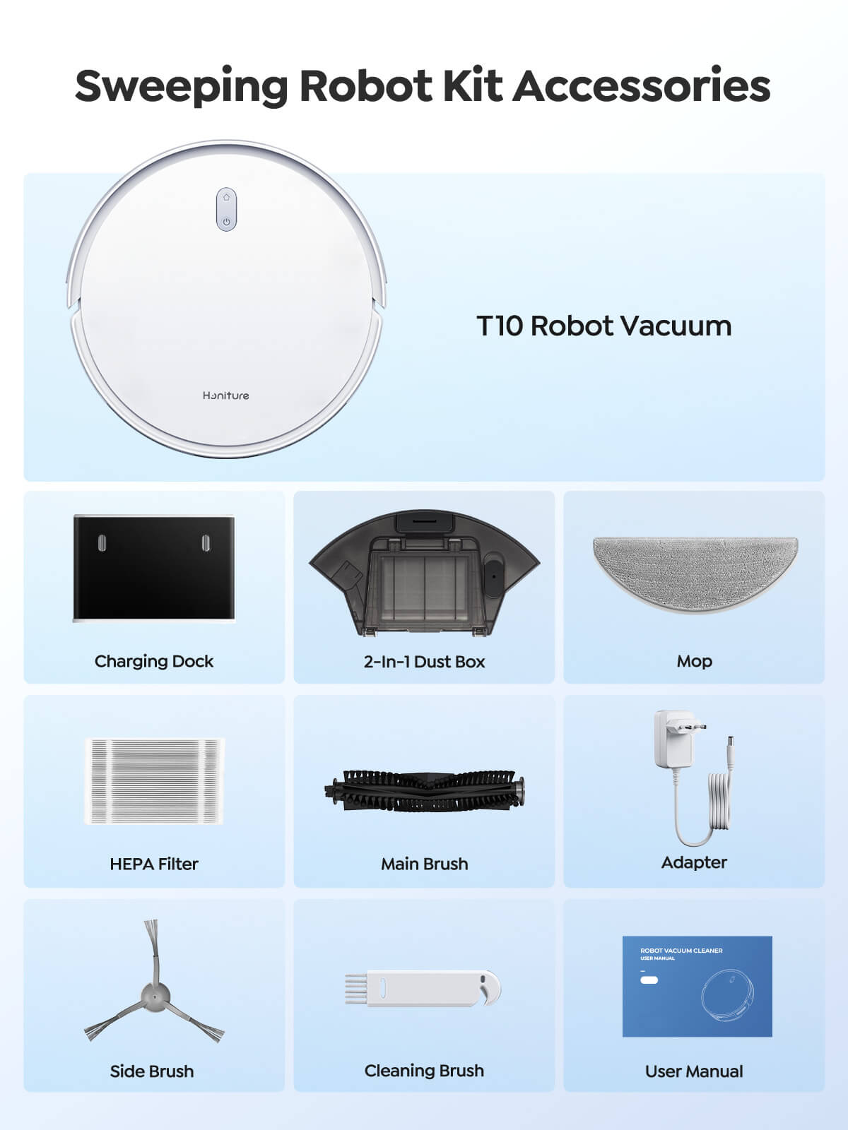 Honiture T10 Robot Vacuum