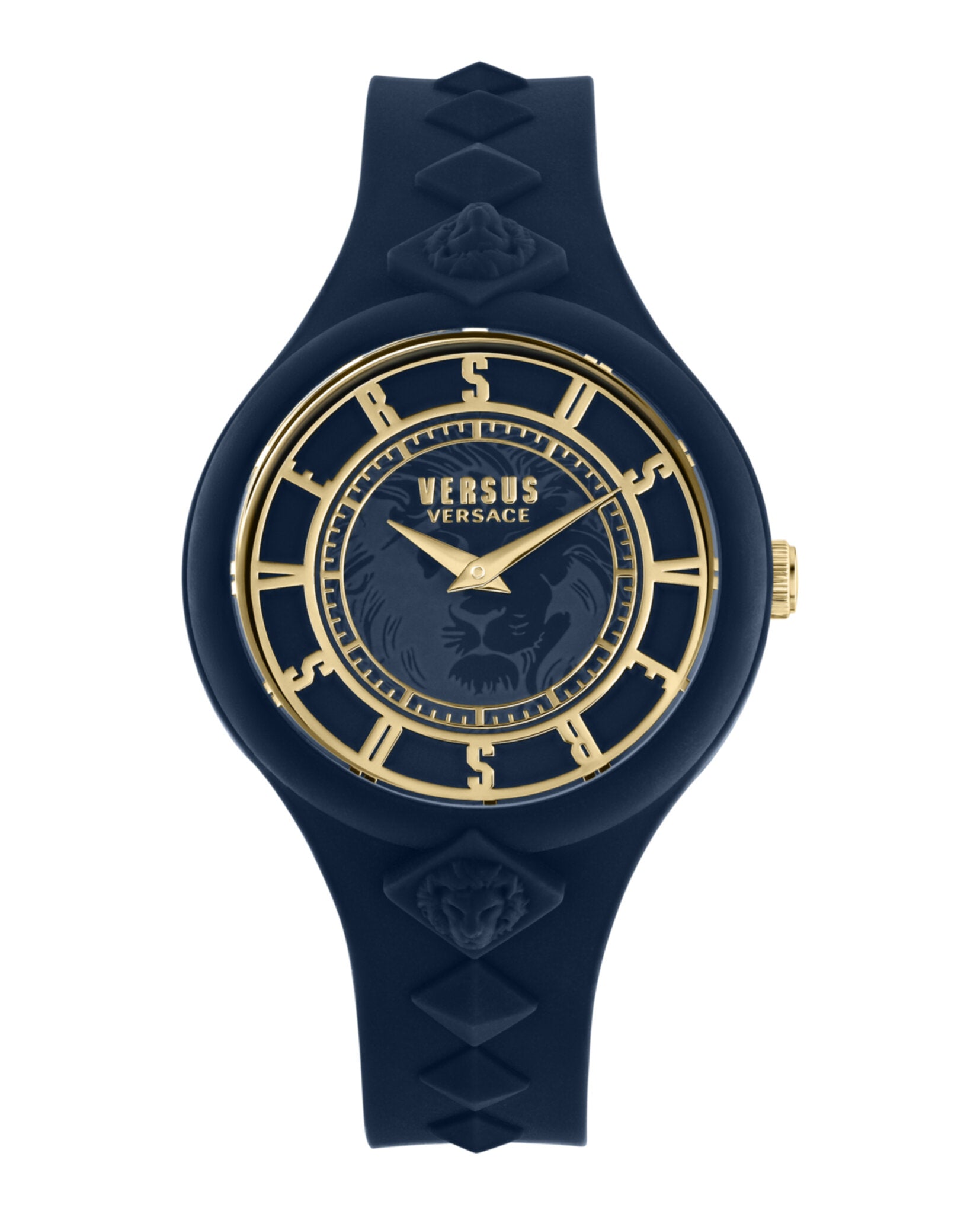 Versus Versace fire island blue silicon watch 39mm Versus Versace Fire Island Lion Silicone Watch, 39mm  main image 3