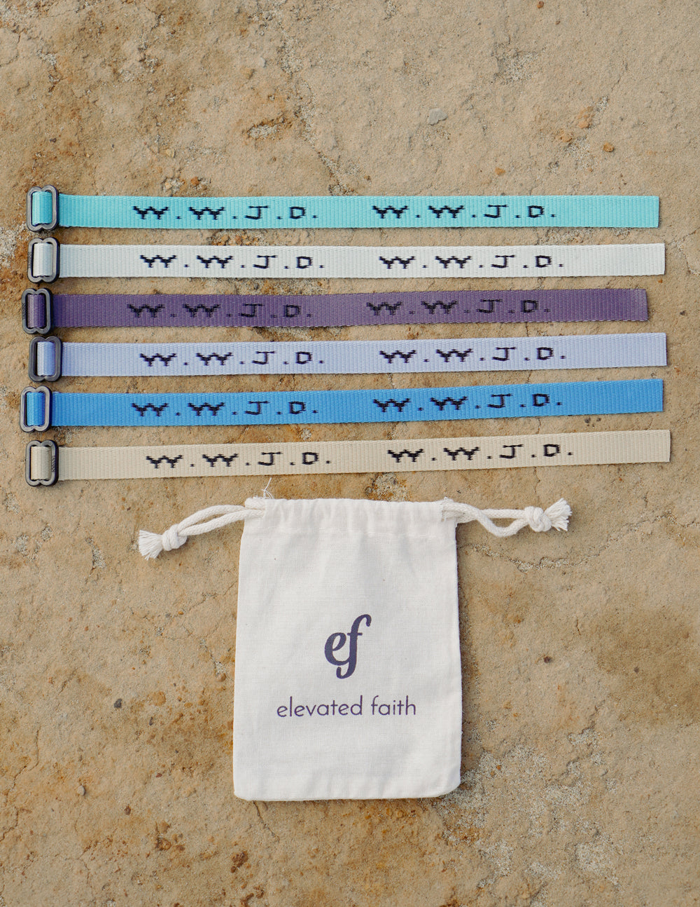Elevated Faith Mystery WWJD Bracelet Pack