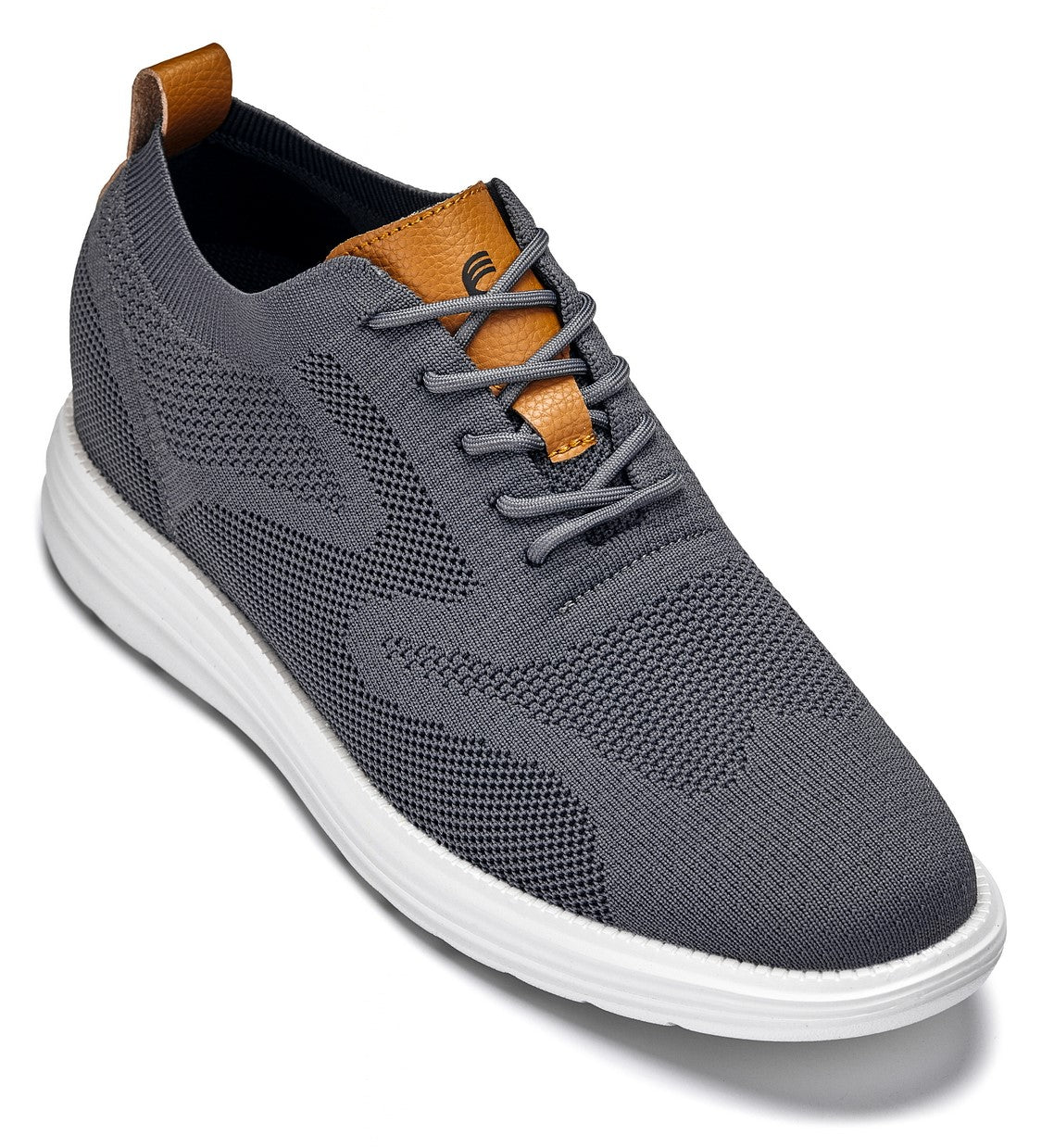 altoページ CALTO - X2636 - 2.8 Inches Taller (Iron Grey/Brown) - Lace Up