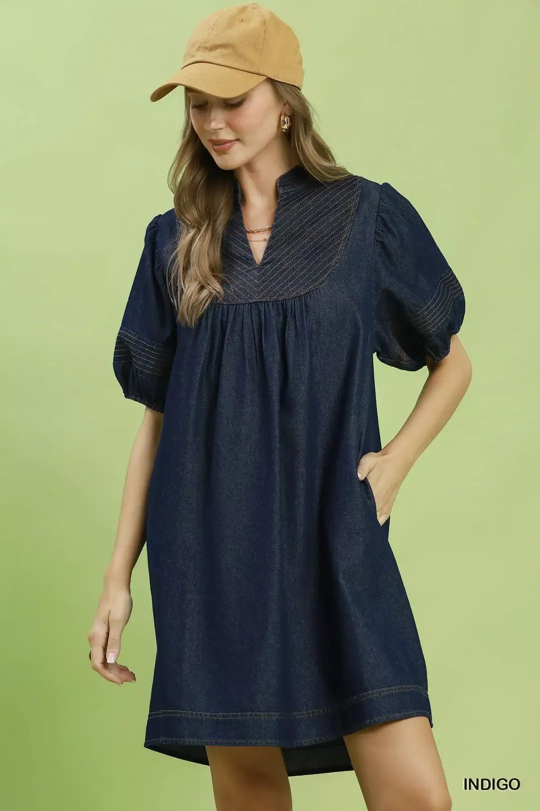 umgee mini dress Drawstring Cable Knit with Pockets TAUPE / S Tumble dry low Umgee Chic Polo Mini Dress