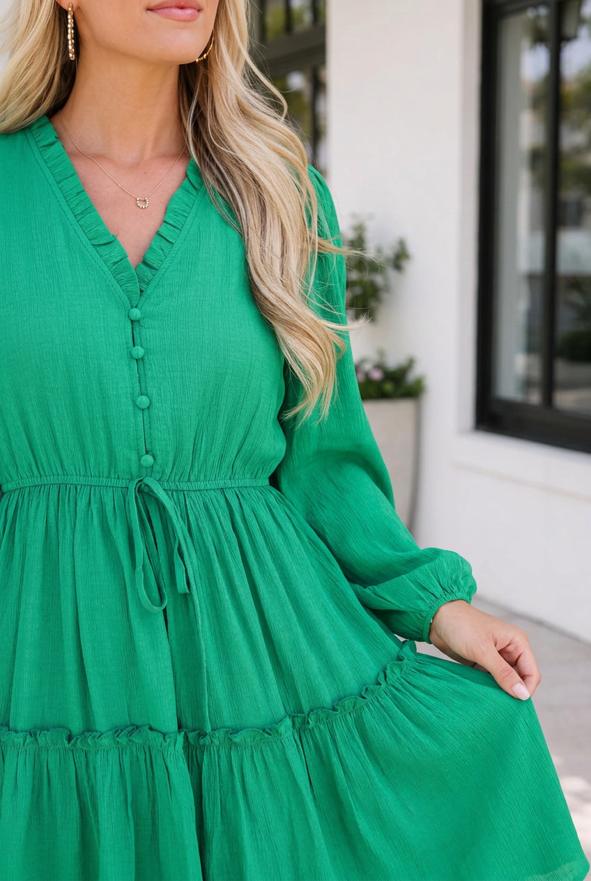 Threaded Pear Mayra Shift Mini Dress
