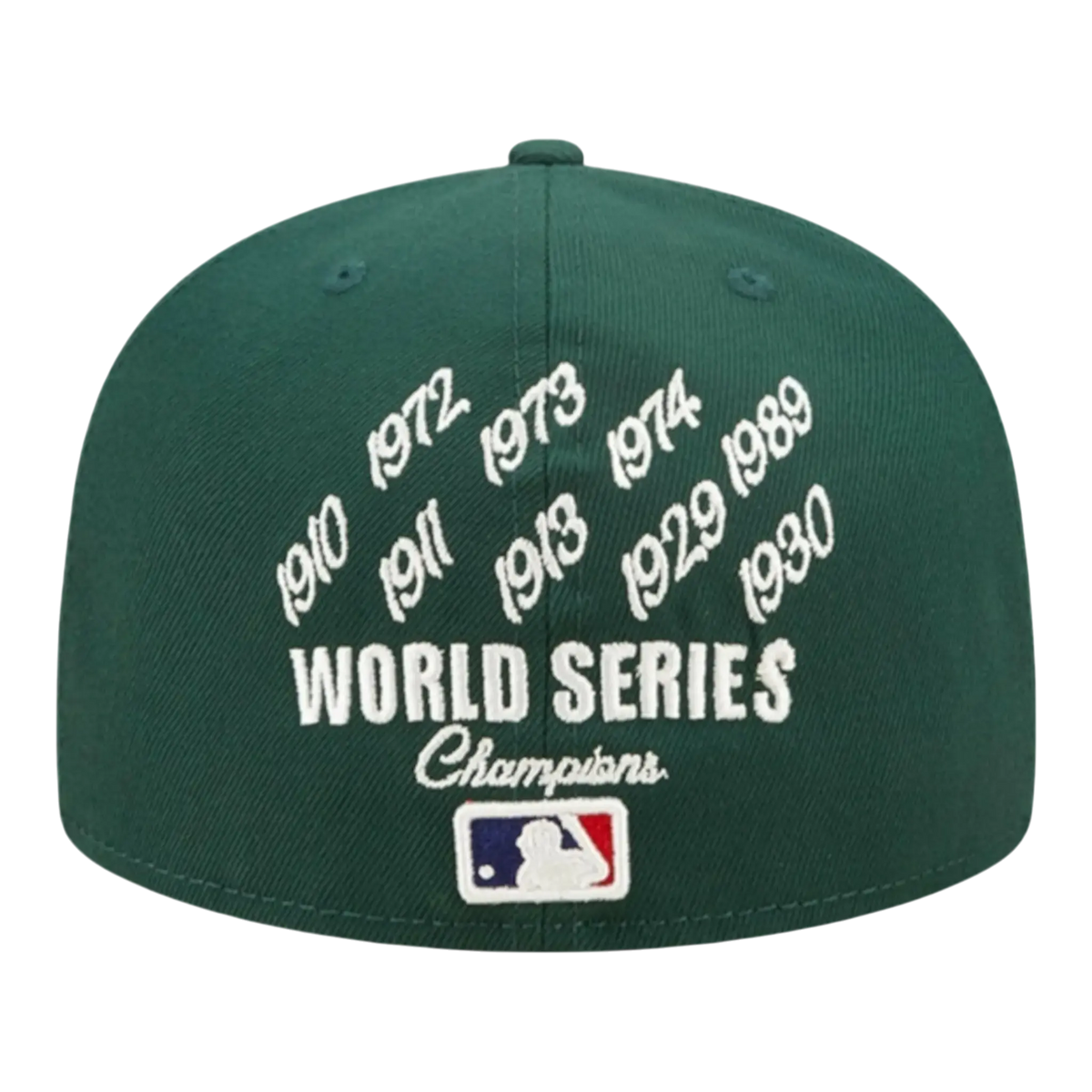 New Era Oakland Athletics Crown Champs WS Men Fitted Hat Green