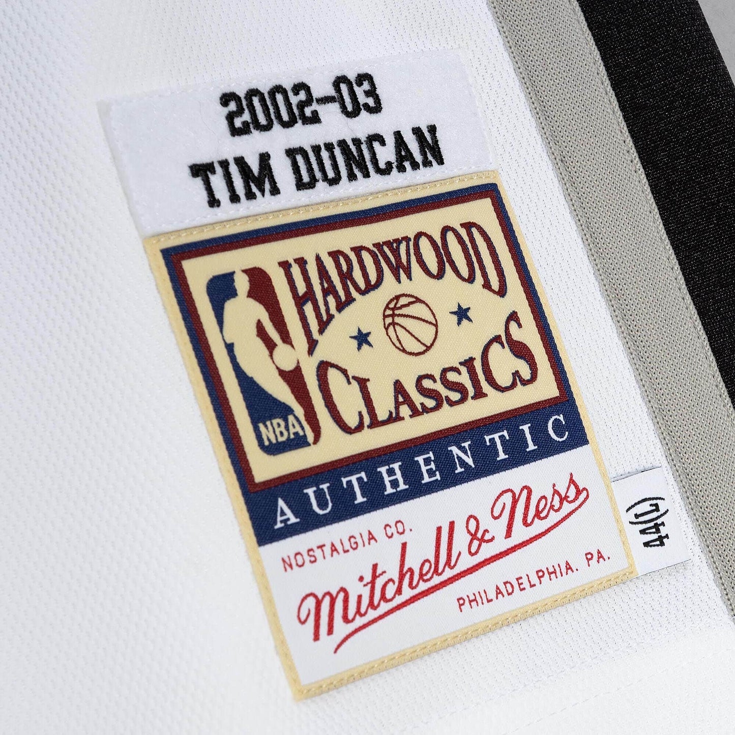 Mitchell & Ness NBA Home Finals Jersey San Antonio Spurs 2002 Tim Duncan