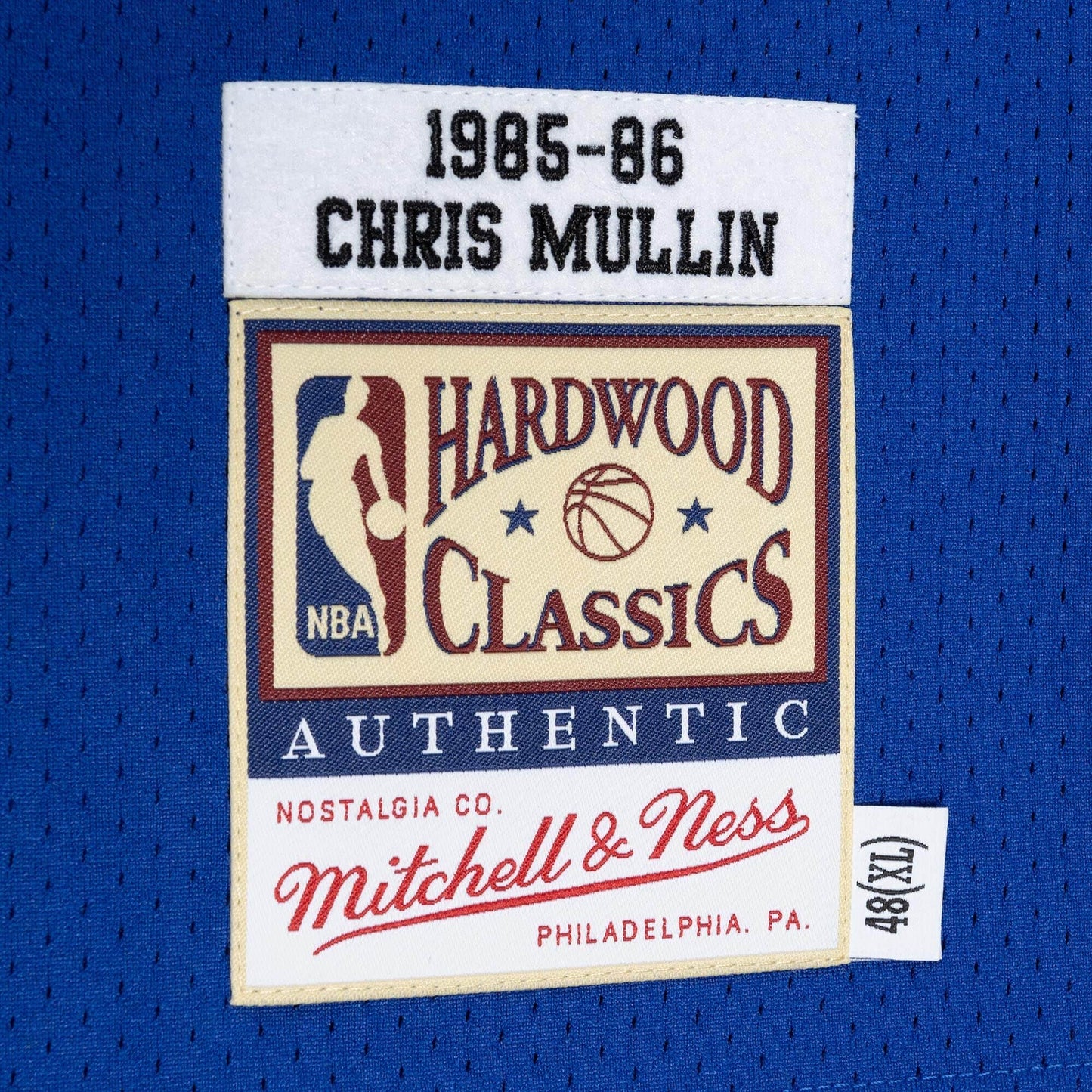 Mitchell & Ness NBA Authentic Jersey Golden State Warriors 85 Chris Mullin