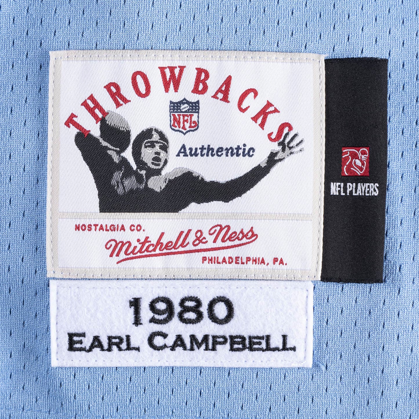 Mitchell & Ness Men's NFL Authentic Jersey Oilers 1980 Earl Campbell Jerseys