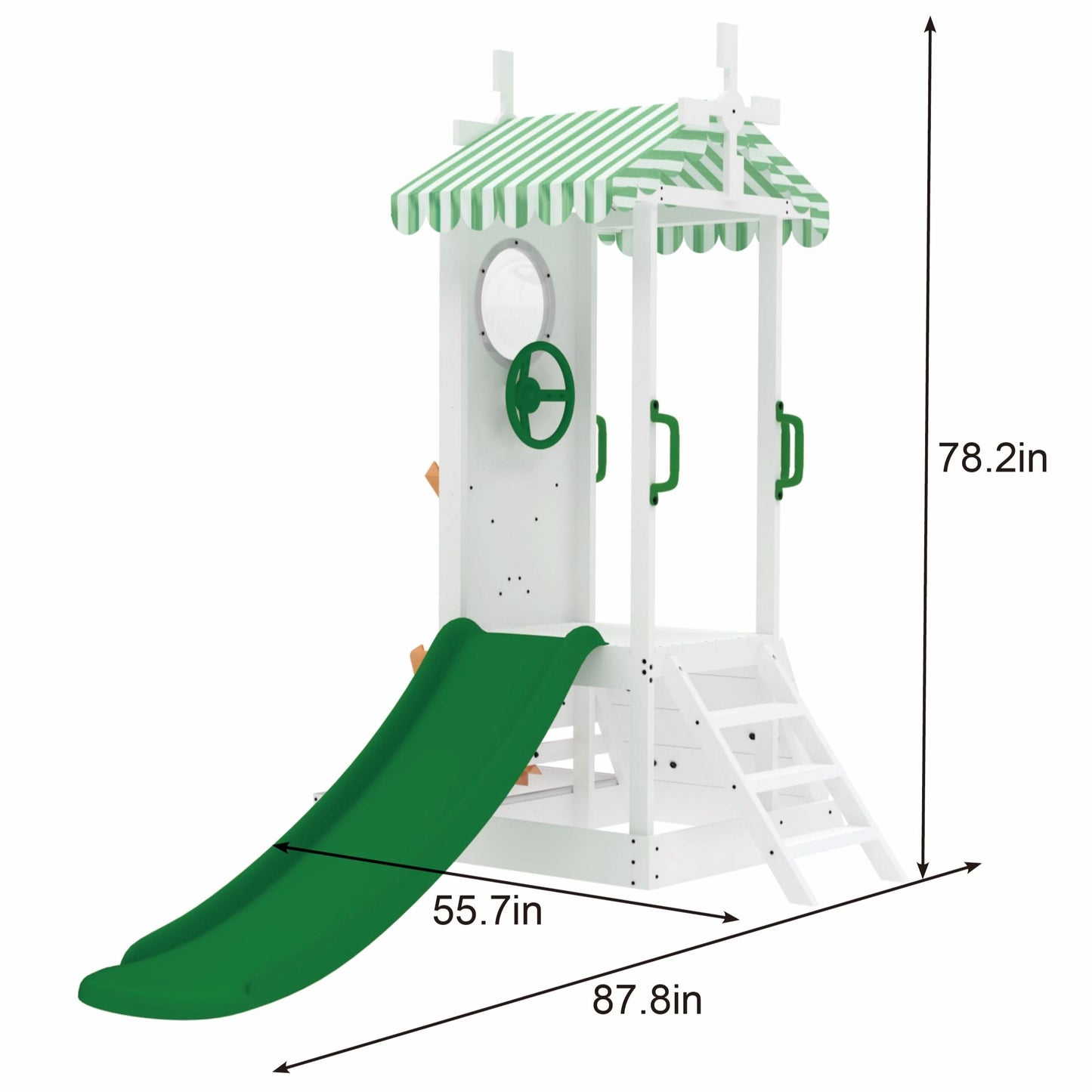 Aloe Outdoor Mini Playset for Toddlers – Water Slide & Backyard Fun