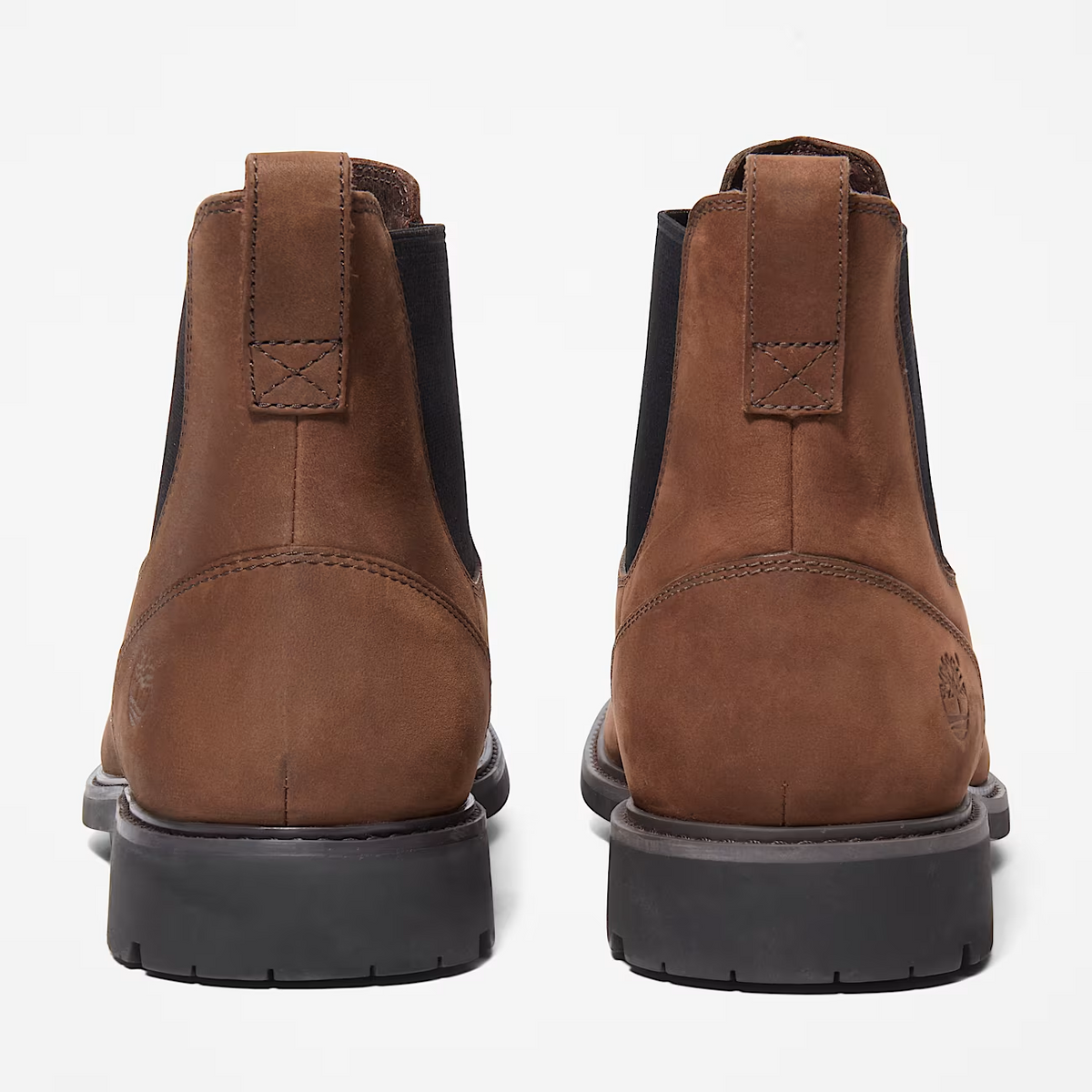 Timberland Stormbucks Waterproof Chelsea Men's Boots — Brown Leather