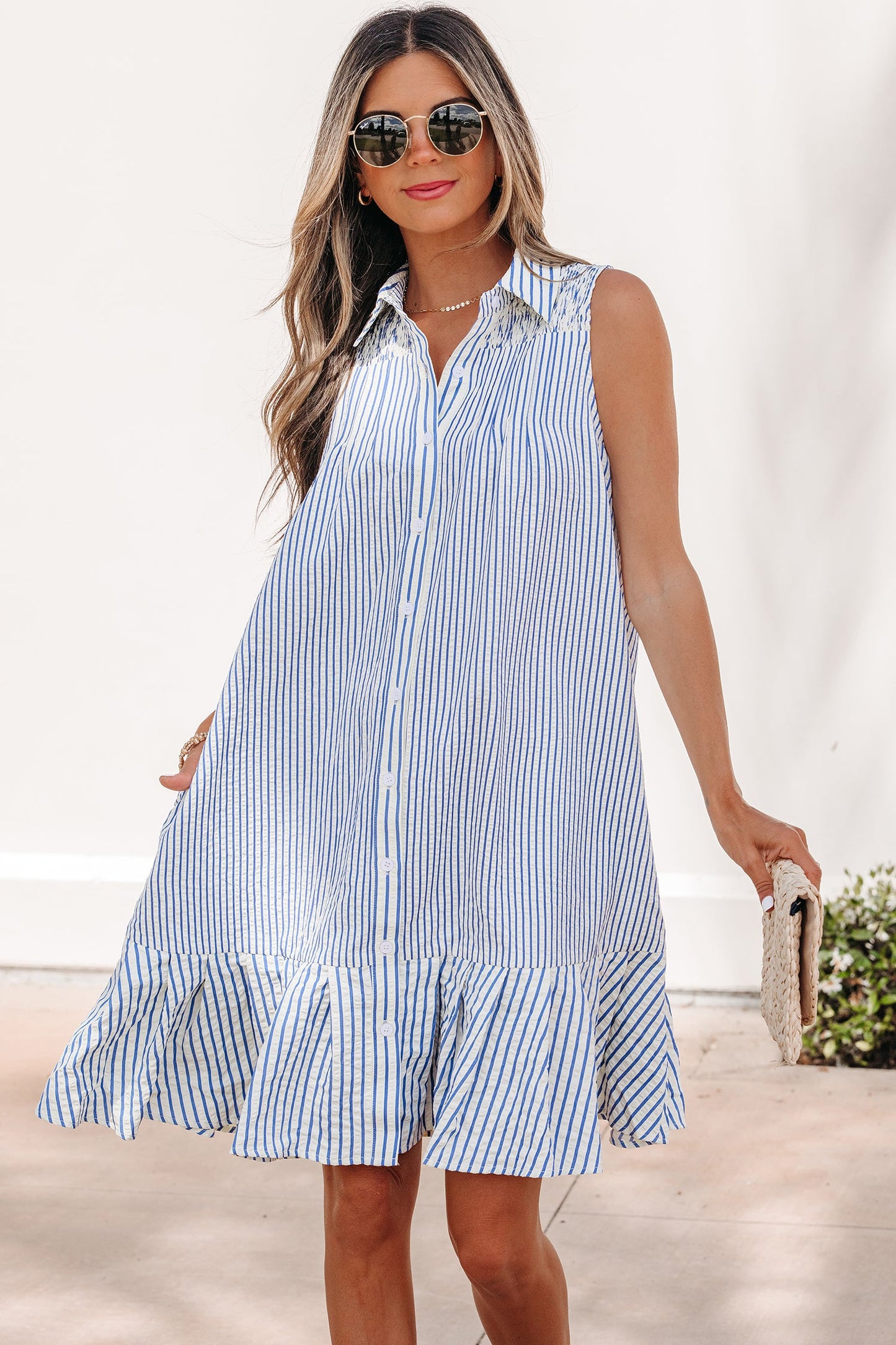 Threaded Pear Noa Stripe Dress