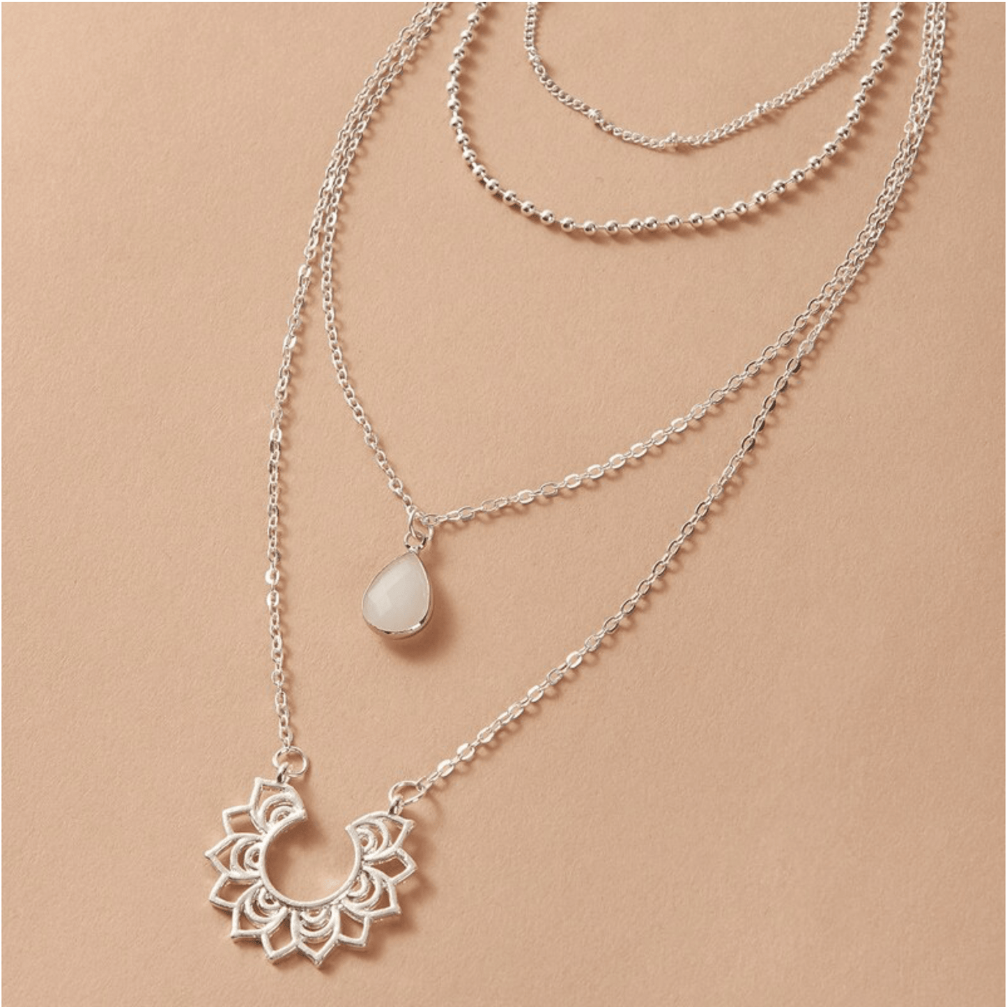 White / Silver-