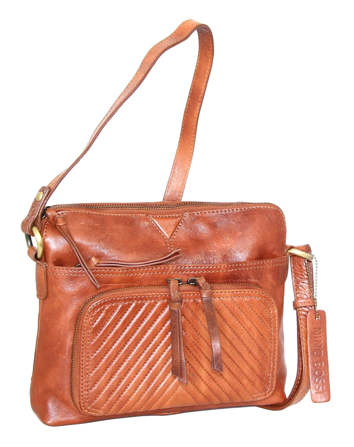 Nino Bossi Mary Ellen Cross Body Bag - Cognac