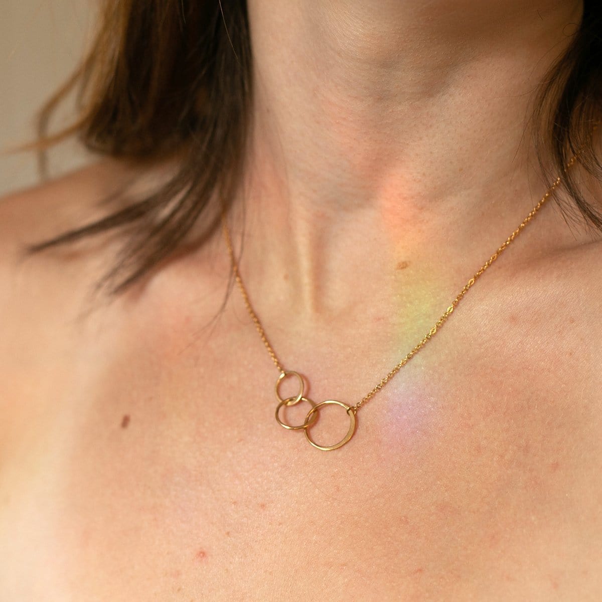 Best Friends Triple Circles Necklace