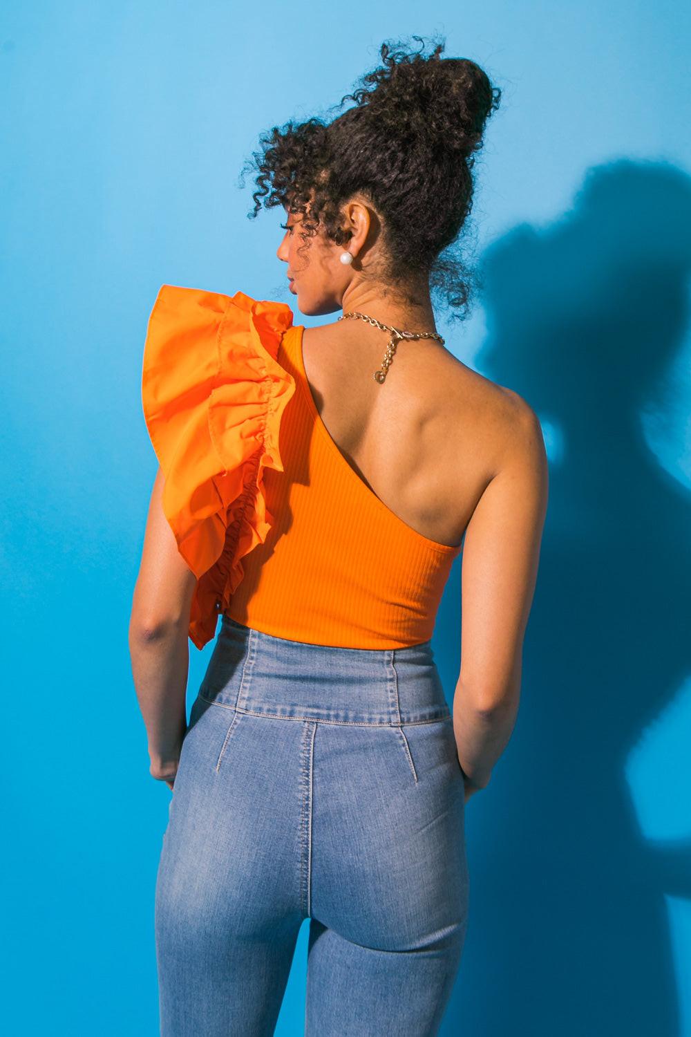 Dreamworld Off the Shoulder Woven Bodysuit