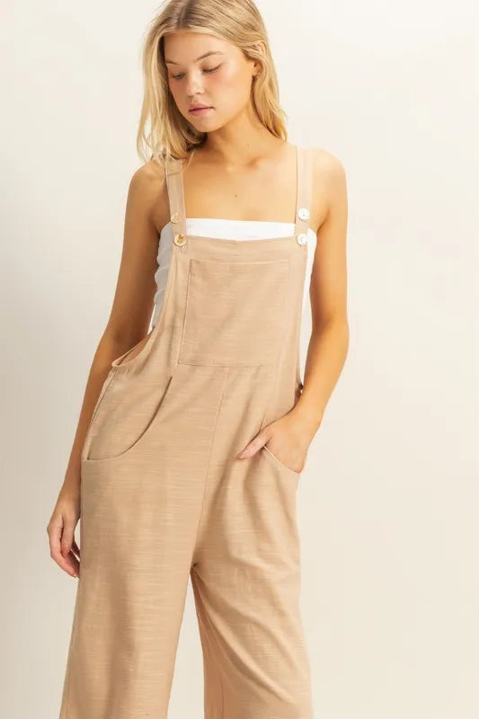 HYFVE Textured Wide Leg Overall