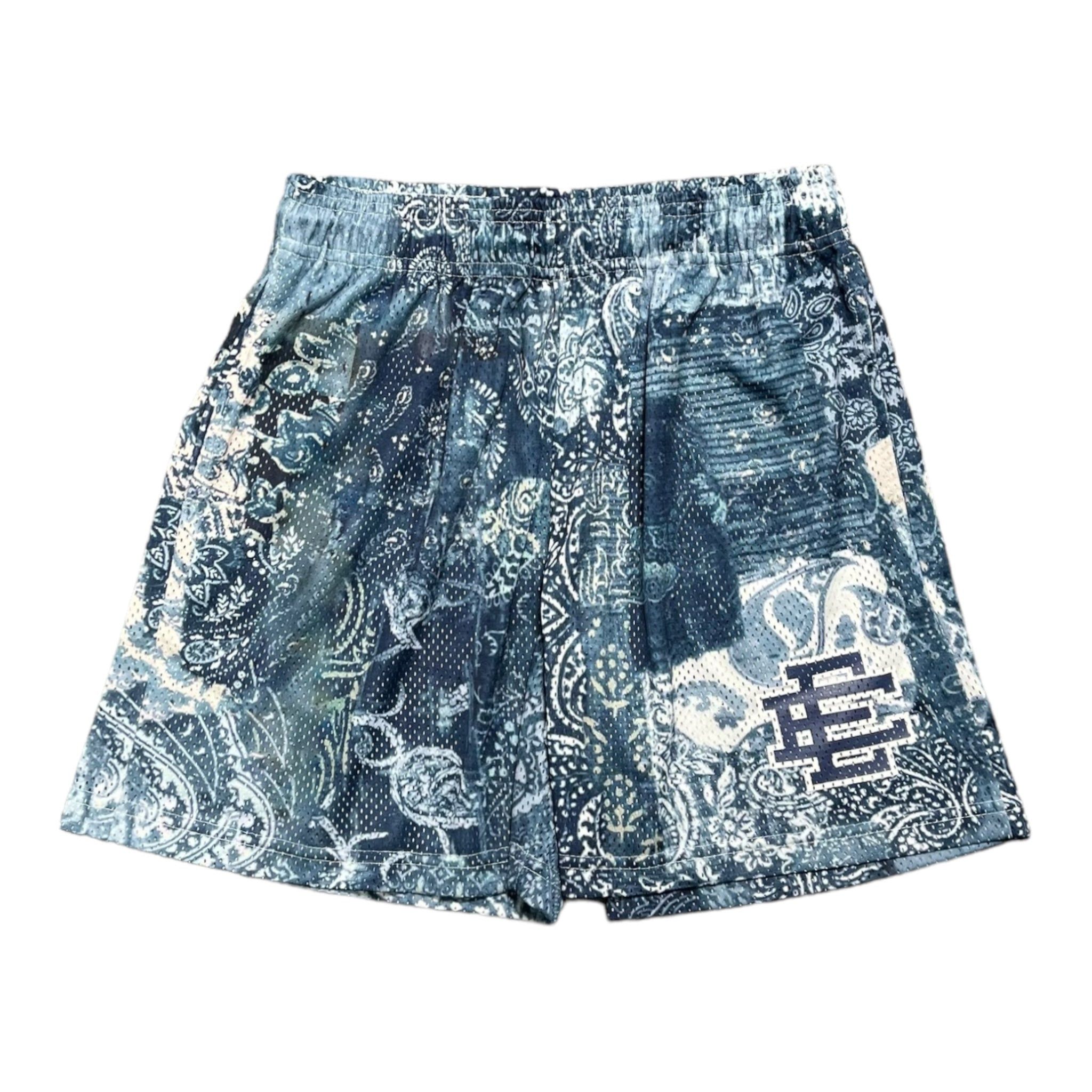 Eric emanuel ペイズリー ハーフパンツ Mサイズ Eric Emanuel Men's Ee Shorts Paisley Pattern Mesh - Shpaimsh