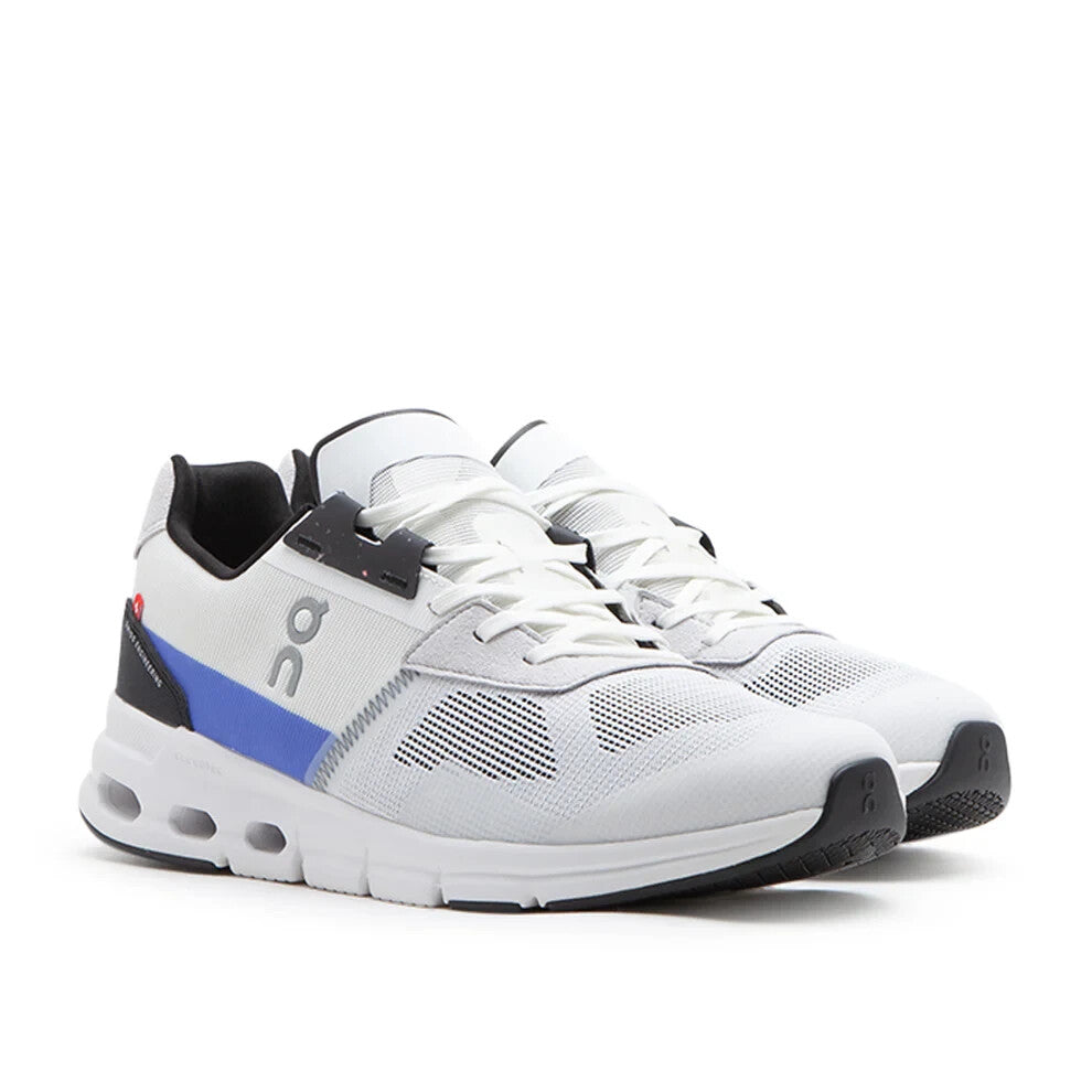 On Cloudrift 87 Men's Sneakers — White/Cobalt Mesh Low-Top