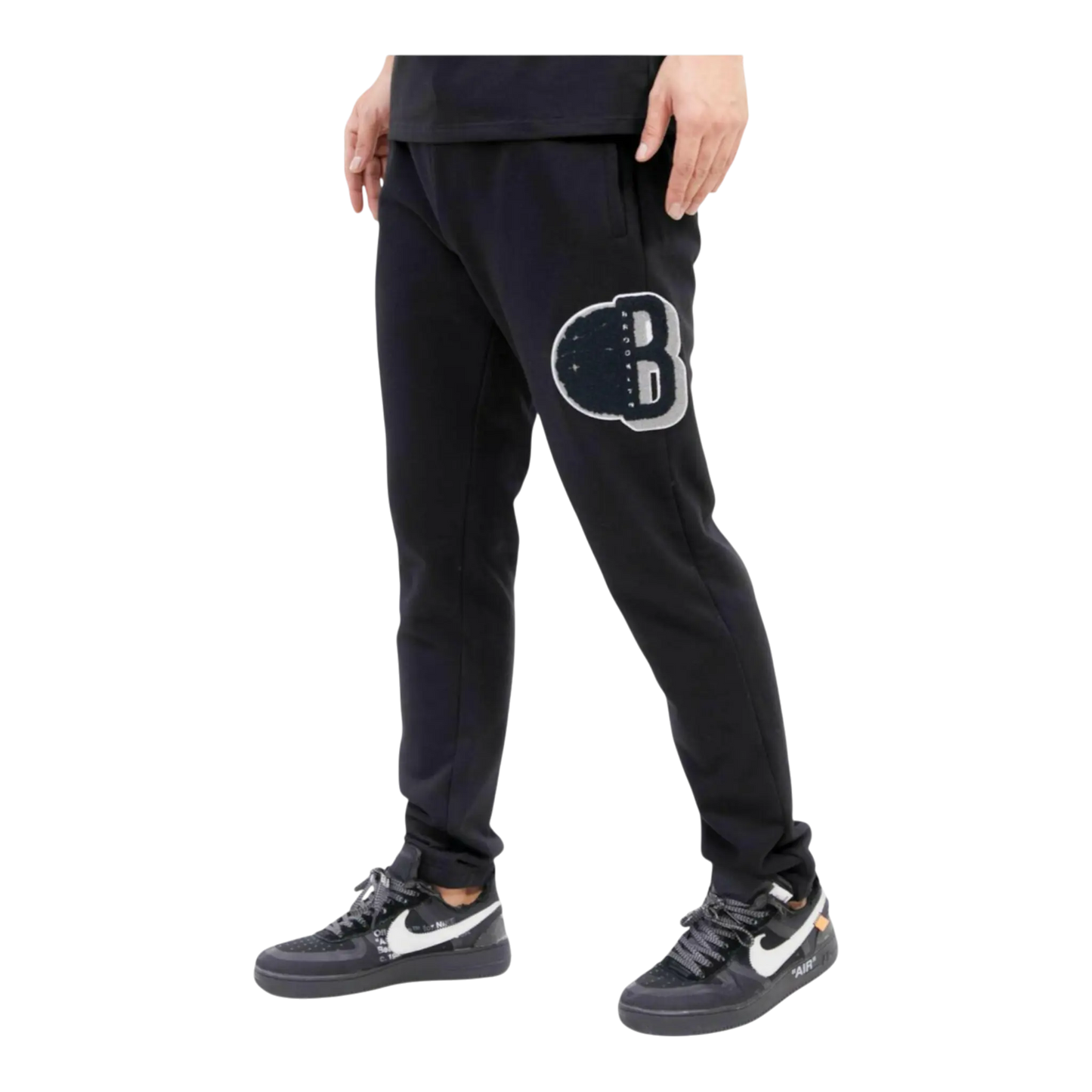 Pro Standard NBA Brooklyn Nets Mash Up Logo Men's Sweatpants