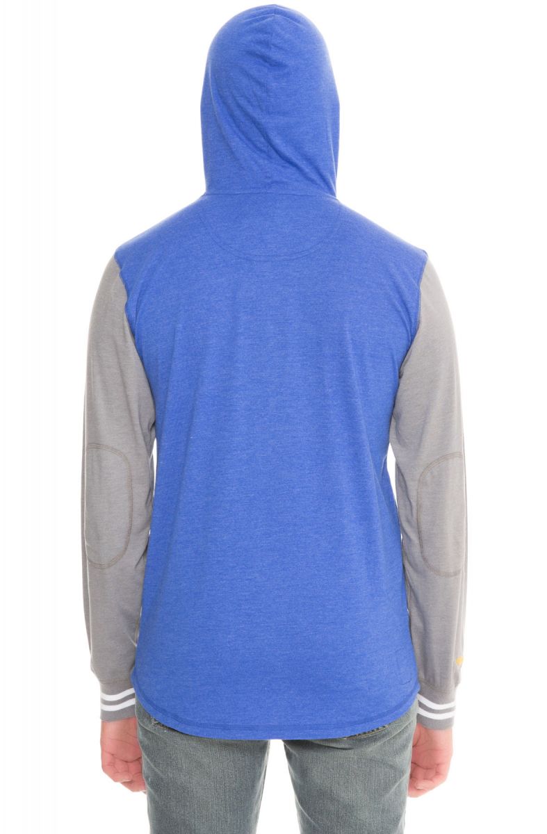 Mitchell & Ness Men's NBA Golden State Warriors Mid-Season Hooded Long Sleeve Hoodies