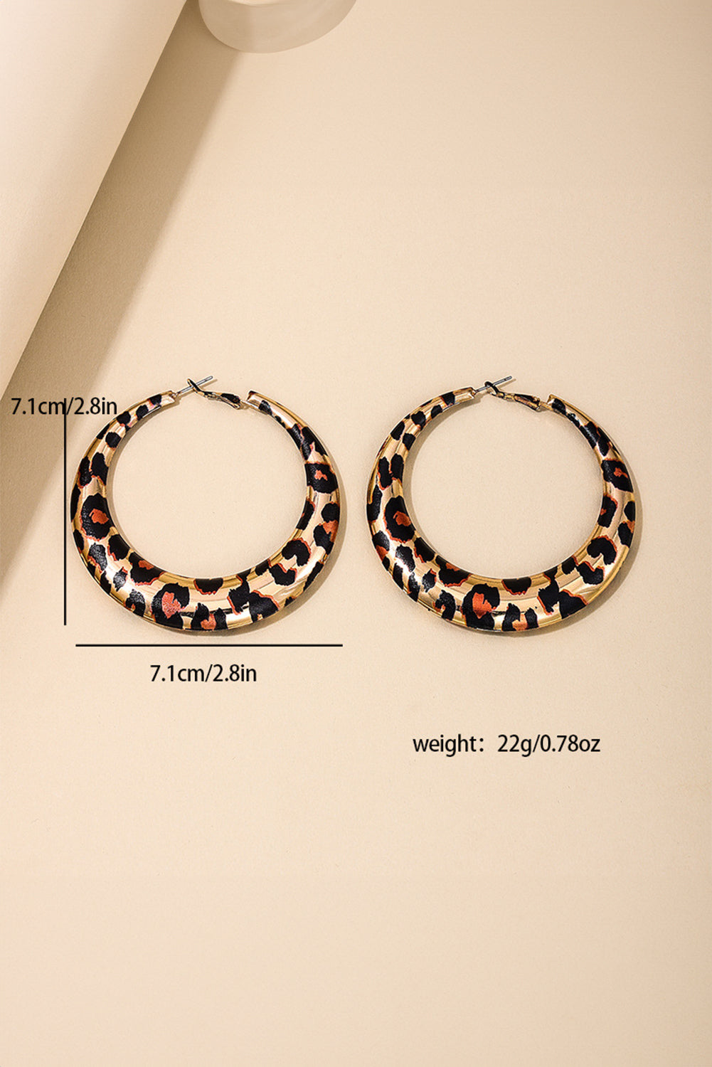 Threaded Pear Miriam Bold Ring Hoop Earrings