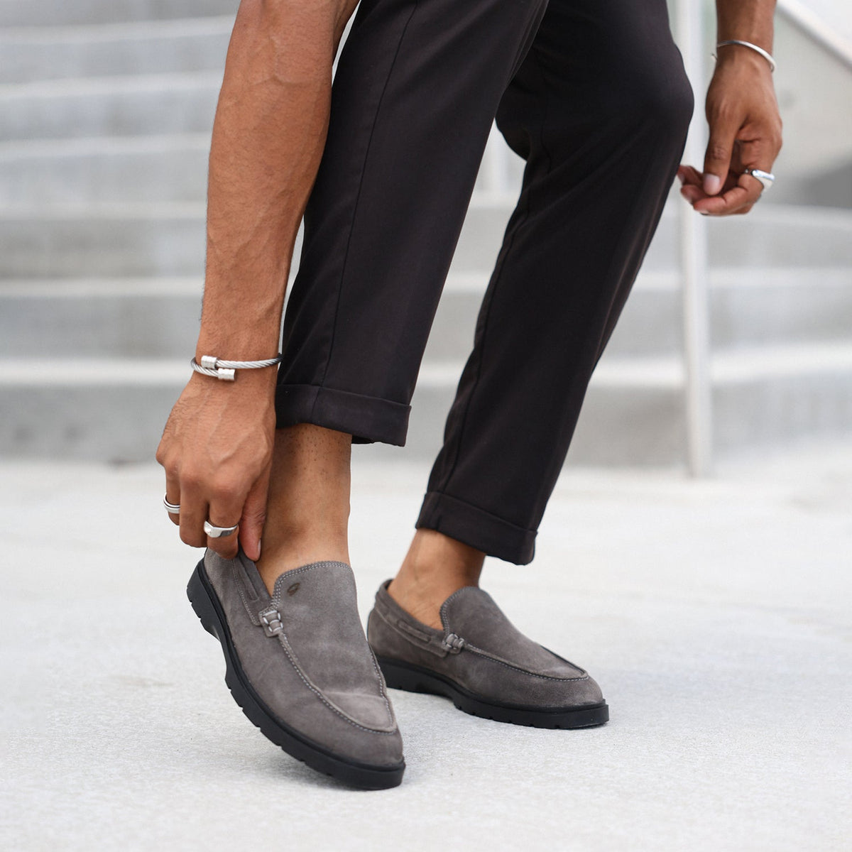 Graphite Suede-