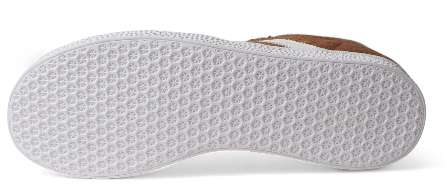 Grade School adidas Gazelle 'Preloved Brown Cloud White Gold Metallic (Gs)'