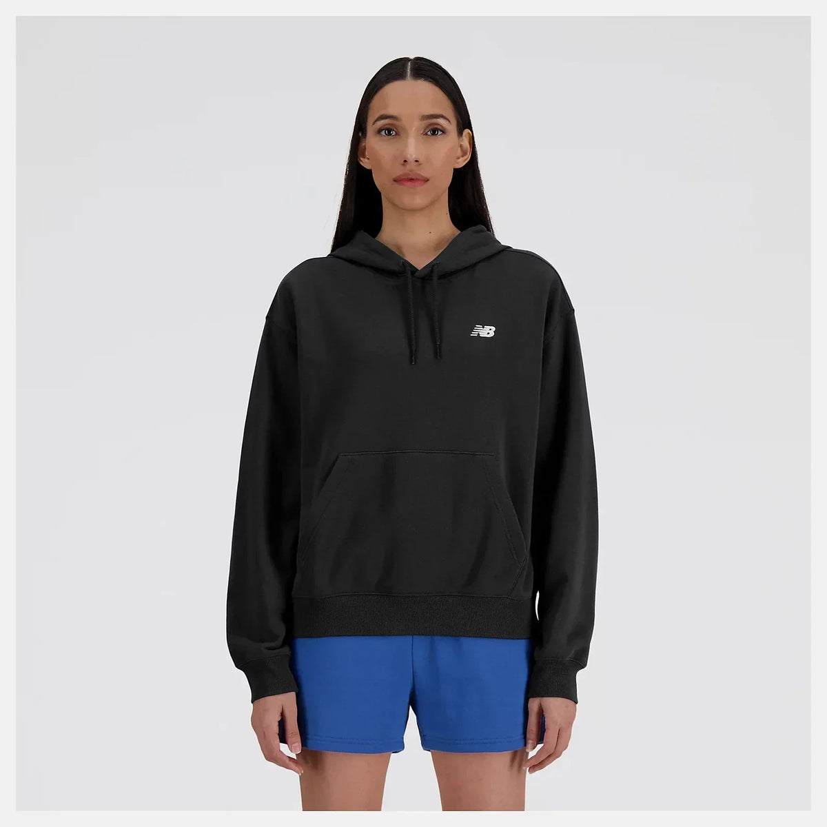New Balance Sport Essentials Women's Pullover Hoodie — Black