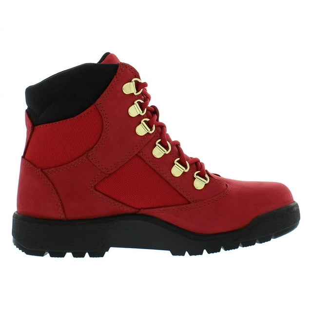 Timberland Grade School 6 Inch Field Boot 'Dark Red Nubuck' Boots