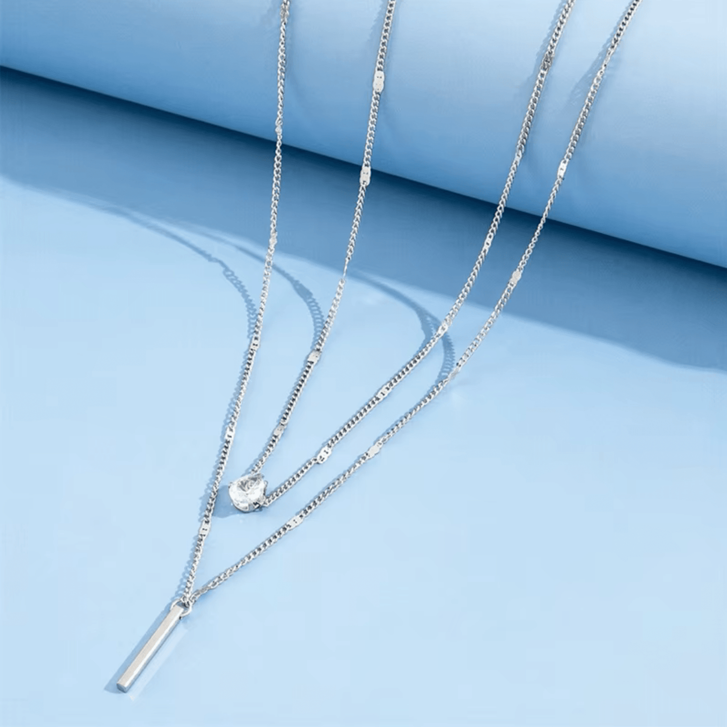Clear / Silver-