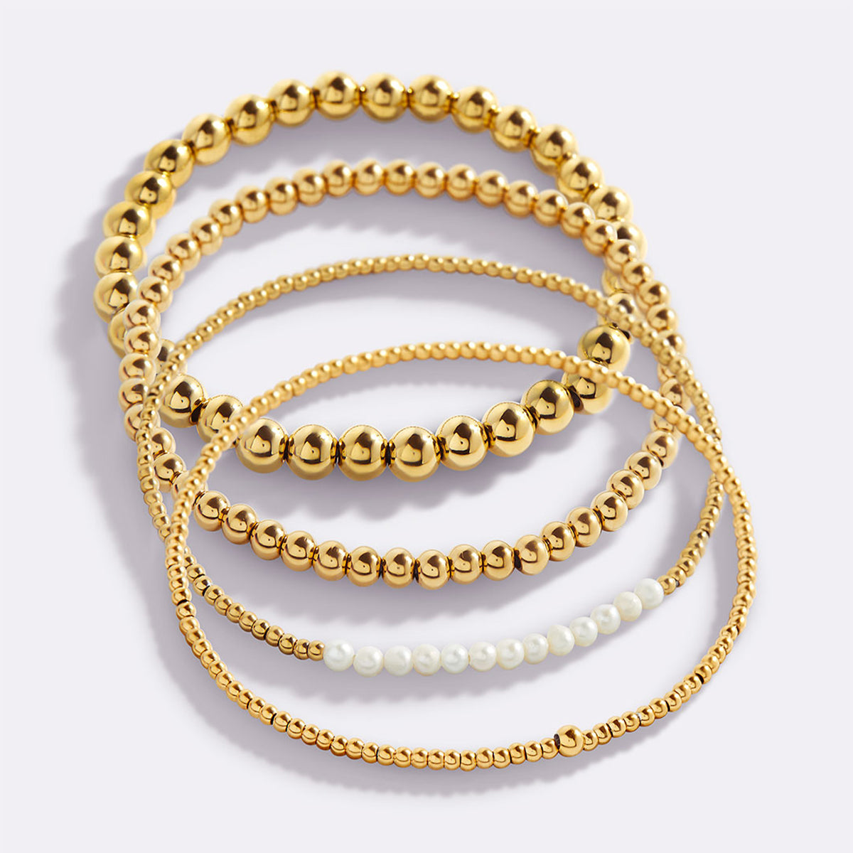 Mint & Lily Everyday Pearl Bracelet Stacking Set