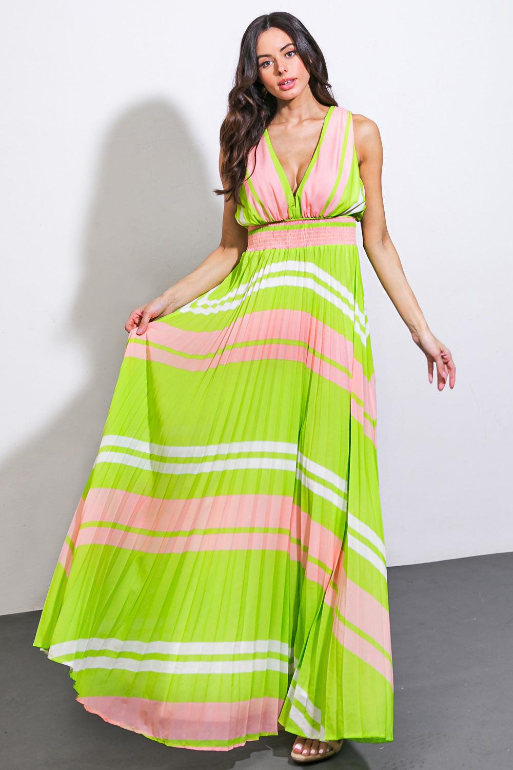 A Quick Trip Woven Maxi Dress