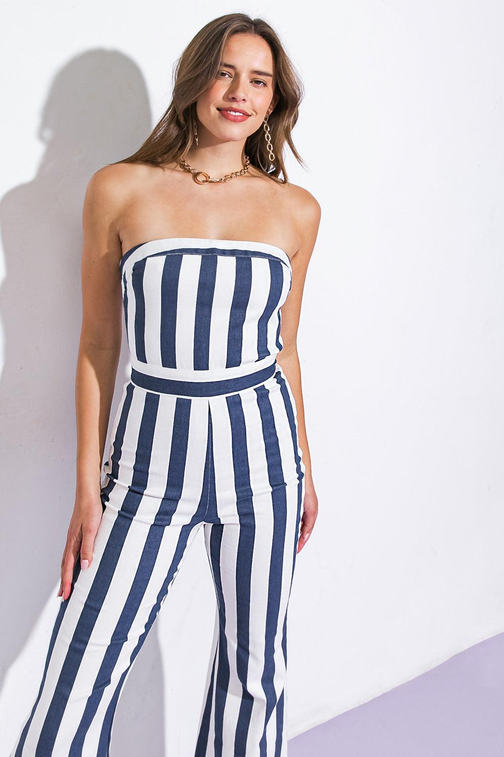 Graceful Appearance Twill Jumpsuit