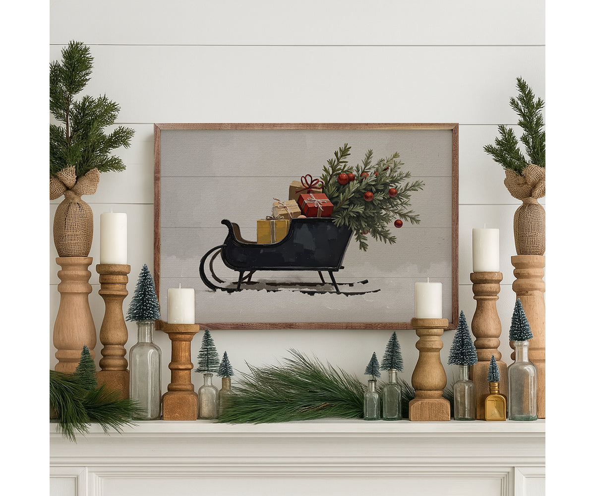 Kendrick Home Black Sleigh