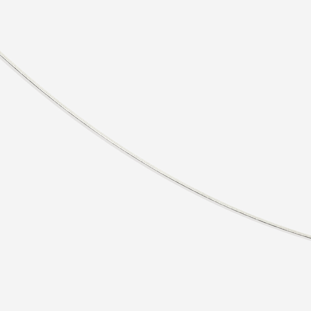 Mint & Lily Dainty Herringbone Chain Necklace