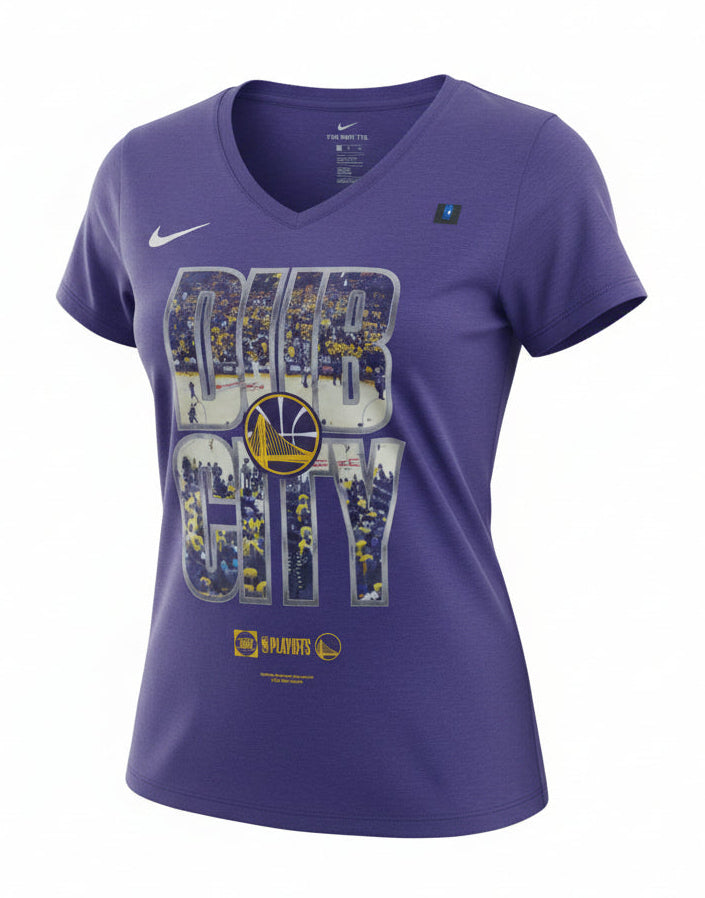 Nike Women's NBA Golden State Warriors Dub City 2019 Playoffs Tee