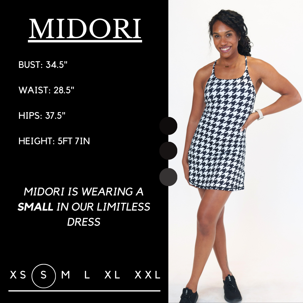 Constantly Varied Gear Limitless Dress - Checkmate Houndstooth