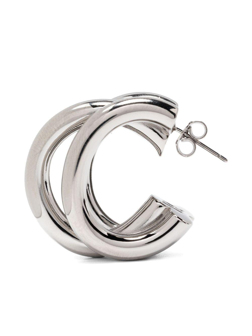Earrings With Half-Circle Silhouette