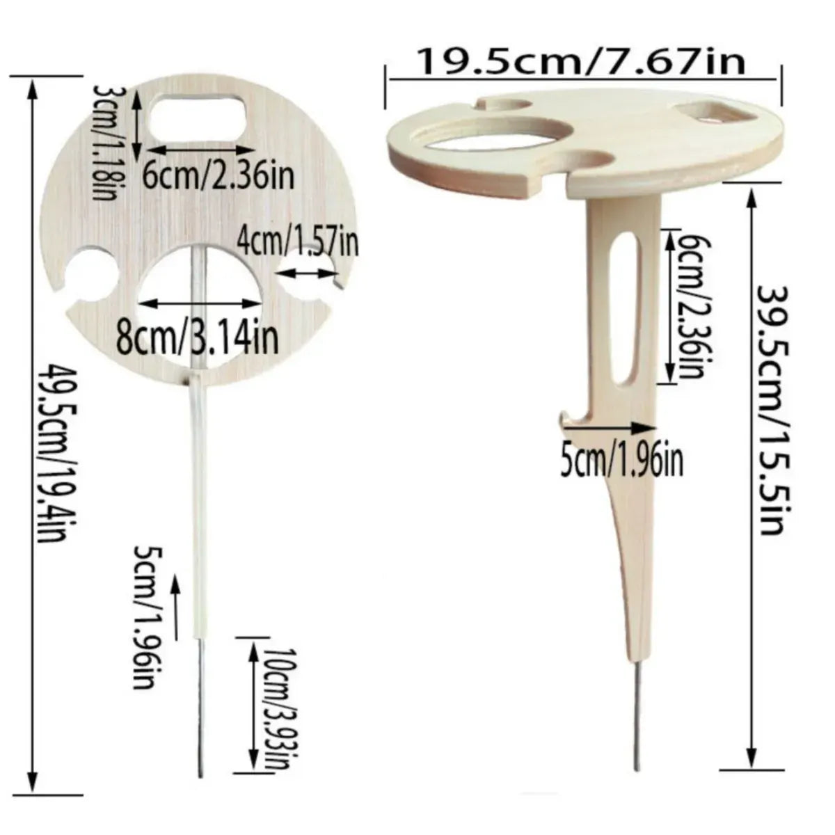 Multi-Functional Beach Table