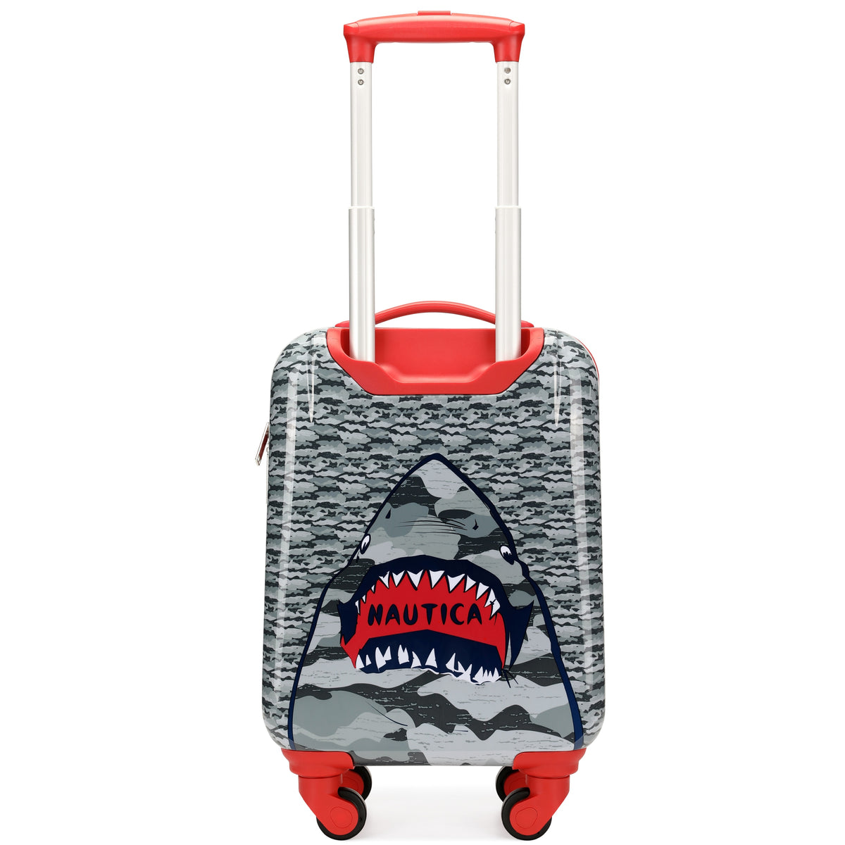 Nautica Kids 18" Airline Approved Carry-on Suitcase | Shark Attack