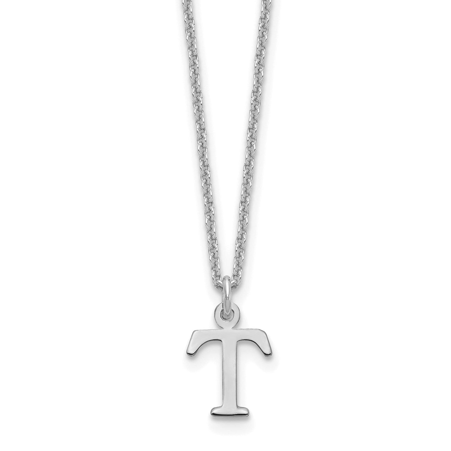 10K God Letters Initial Necklaces