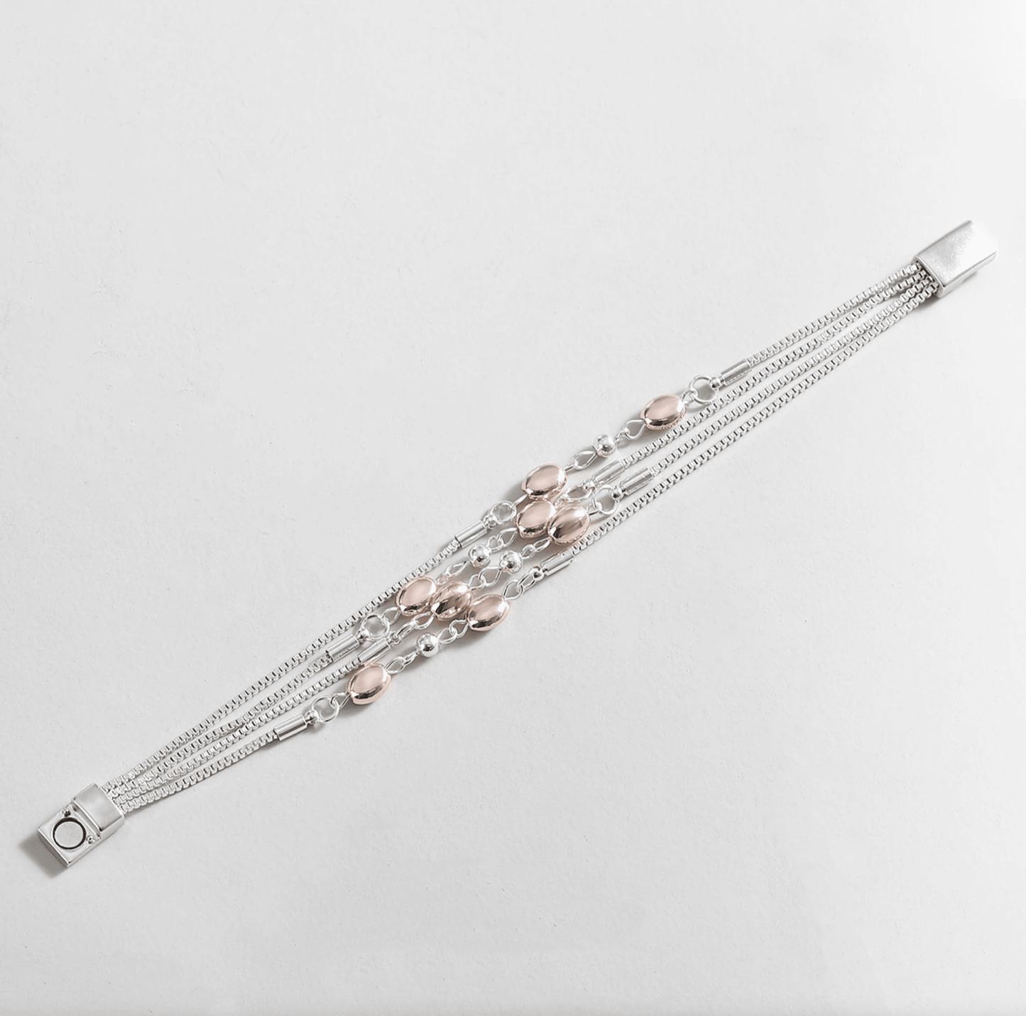 Rose Gold / Silver-