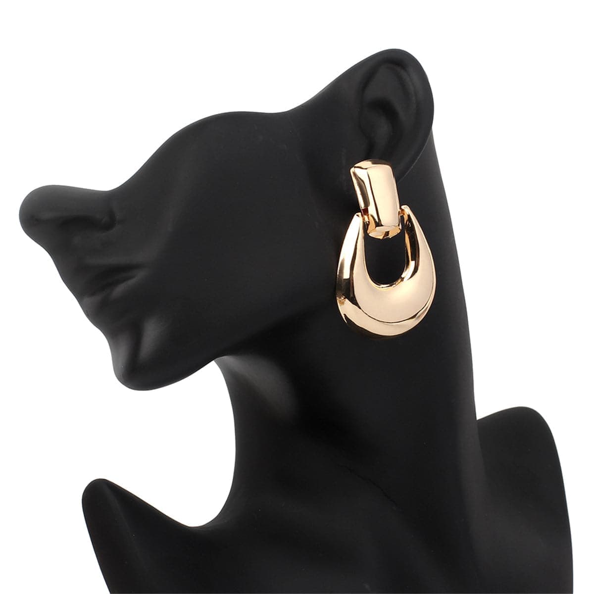Goldtone Catch Drop Earrings