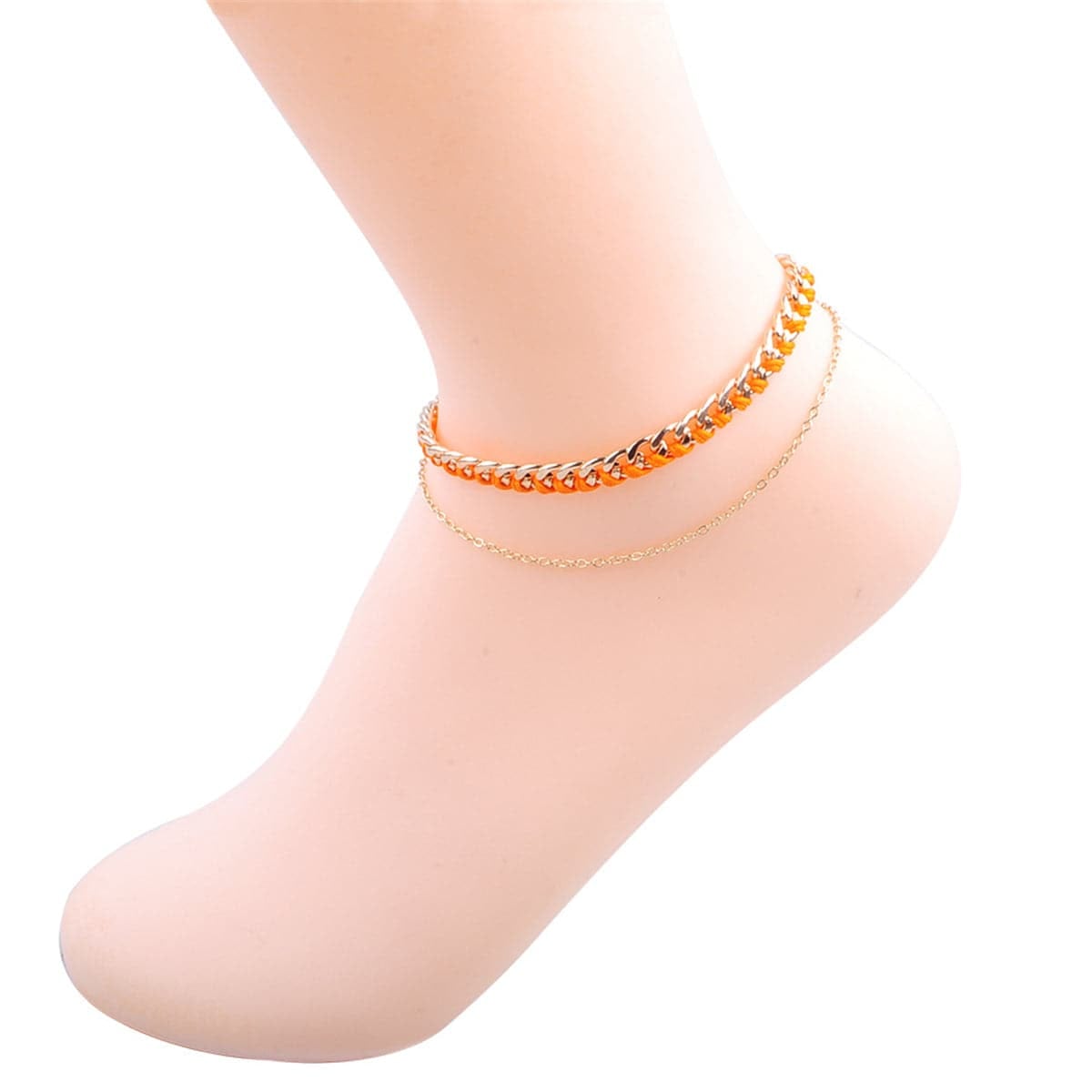 Goldtone Anklet